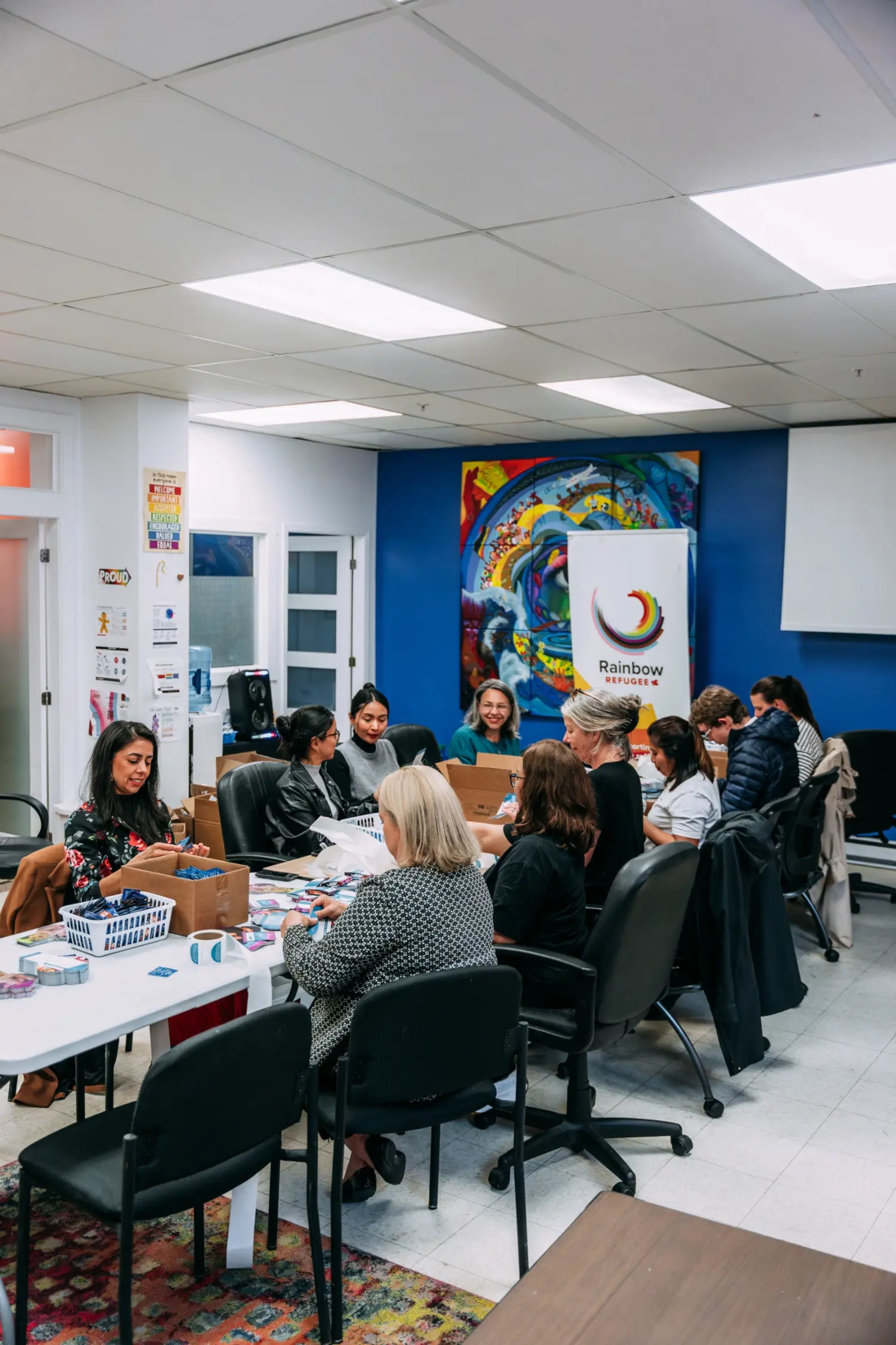 During Wesgroup Cares Week, our employees volunteered at various organizations, including Rainbow Refugee.