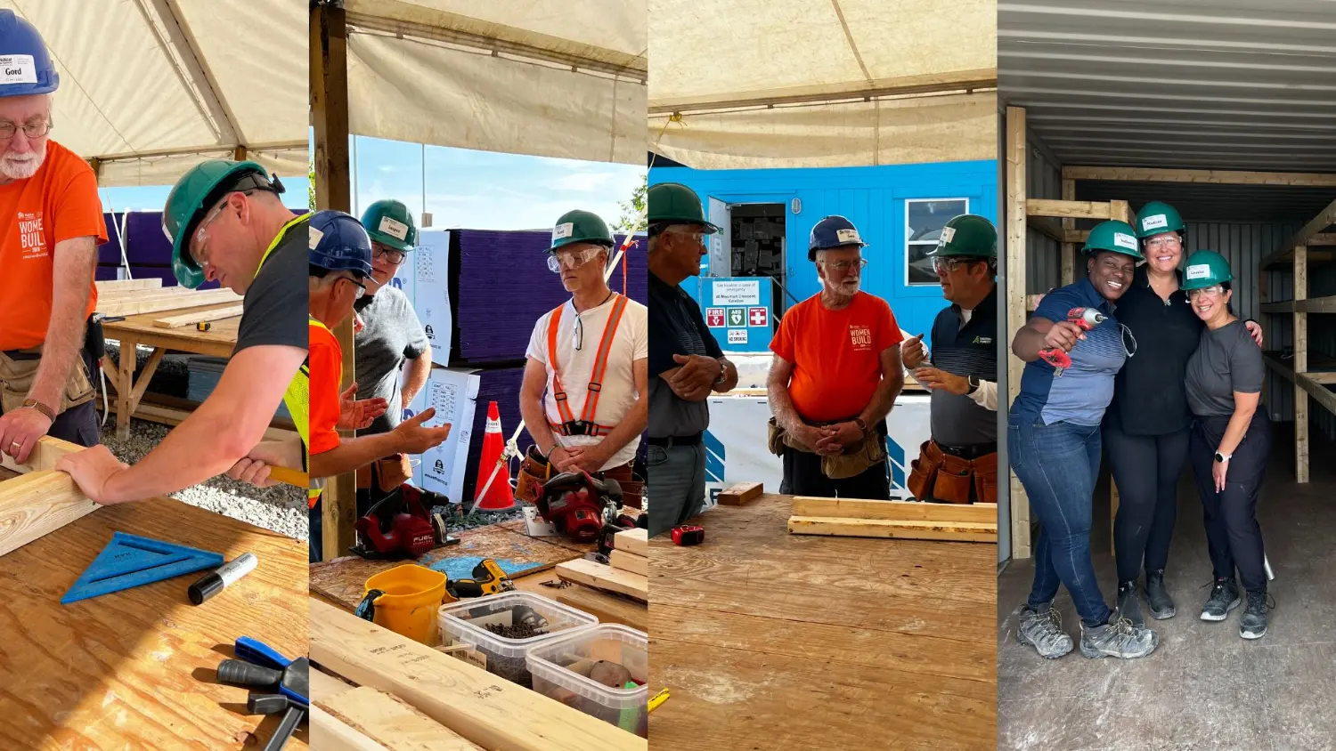 A volunteer day at Habitat for Humanity where we give back and support local building for families.