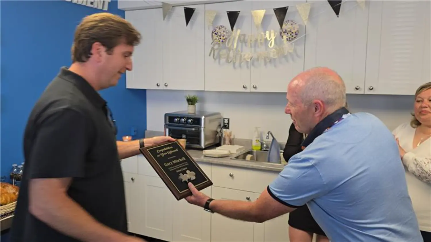 Farewell lunch for a retirement