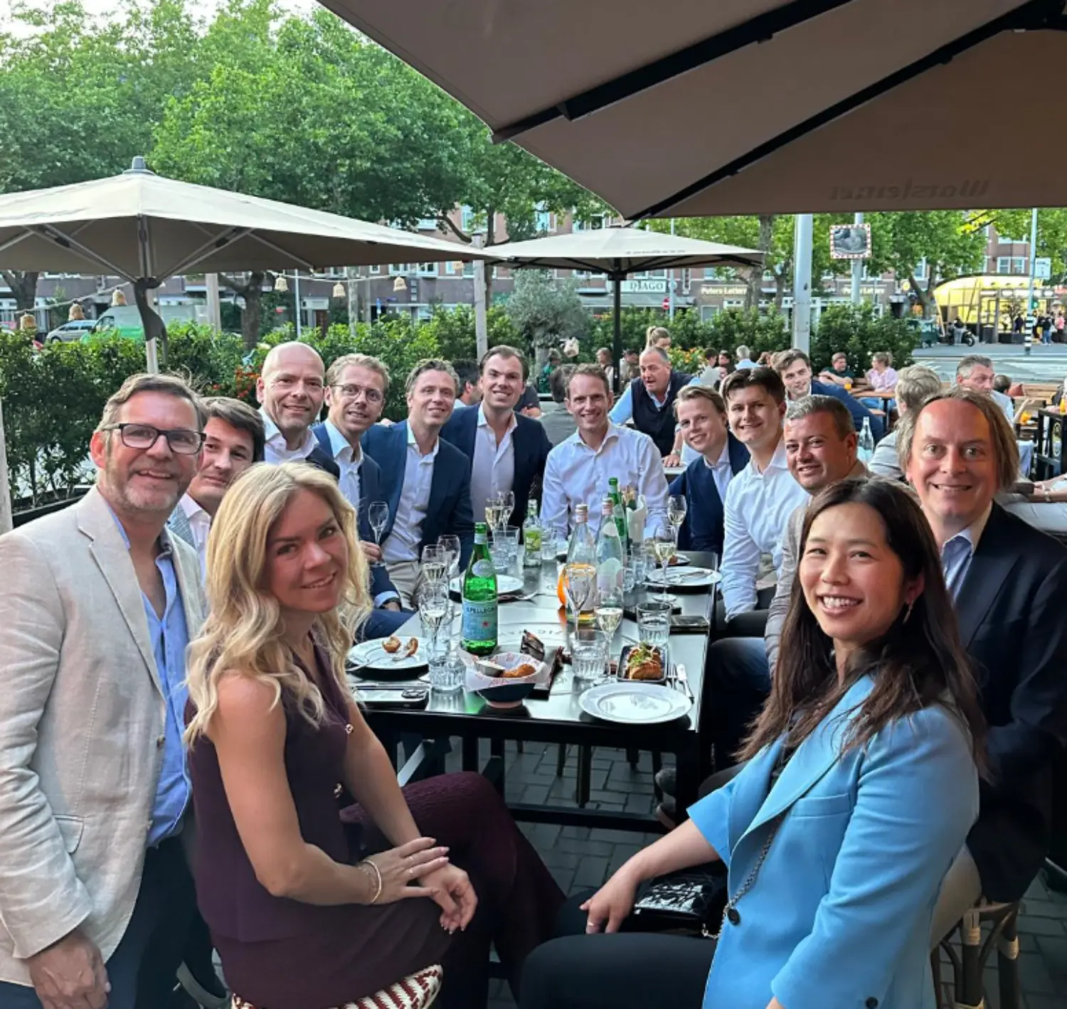 Networking event at a real estate conference in Amsterdam!