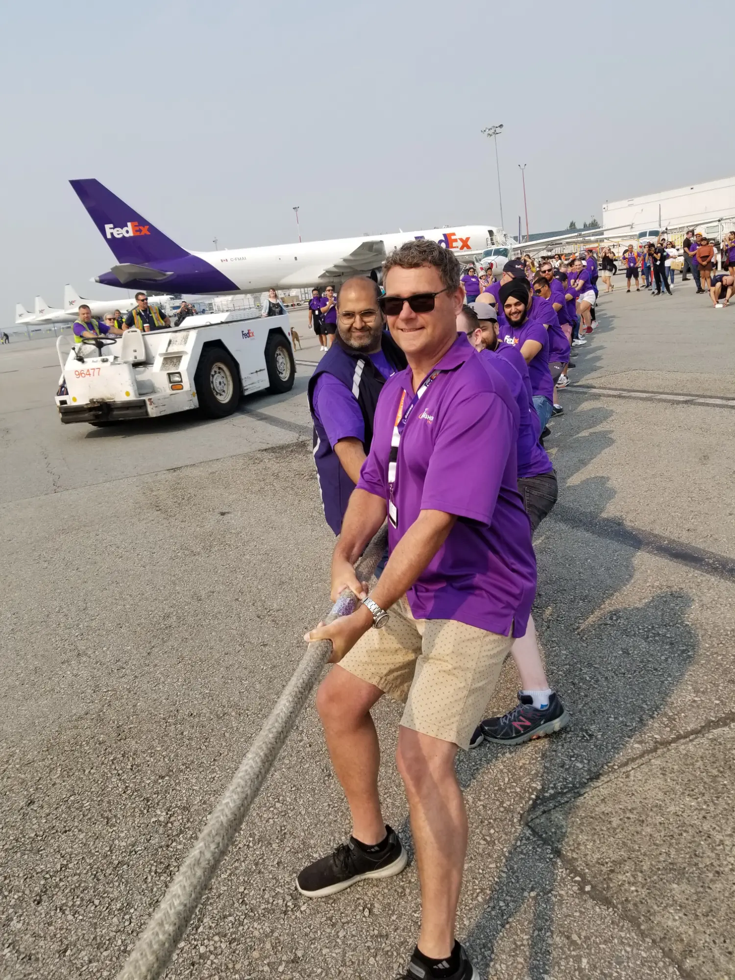 FedEx hosting Orbis Plane Pull