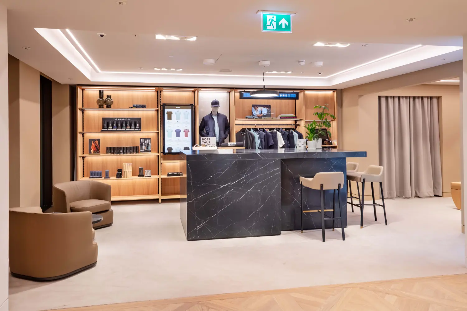 At HUGO BOSS, we create beautiful, and functional, environments for both our customers and our employees.