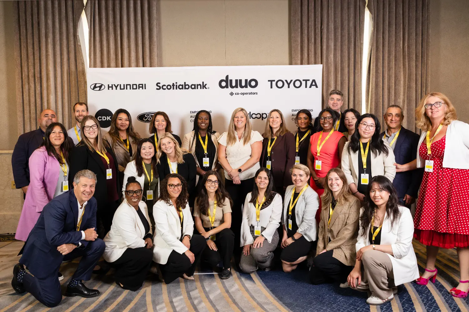 Head Office team members attending a conference