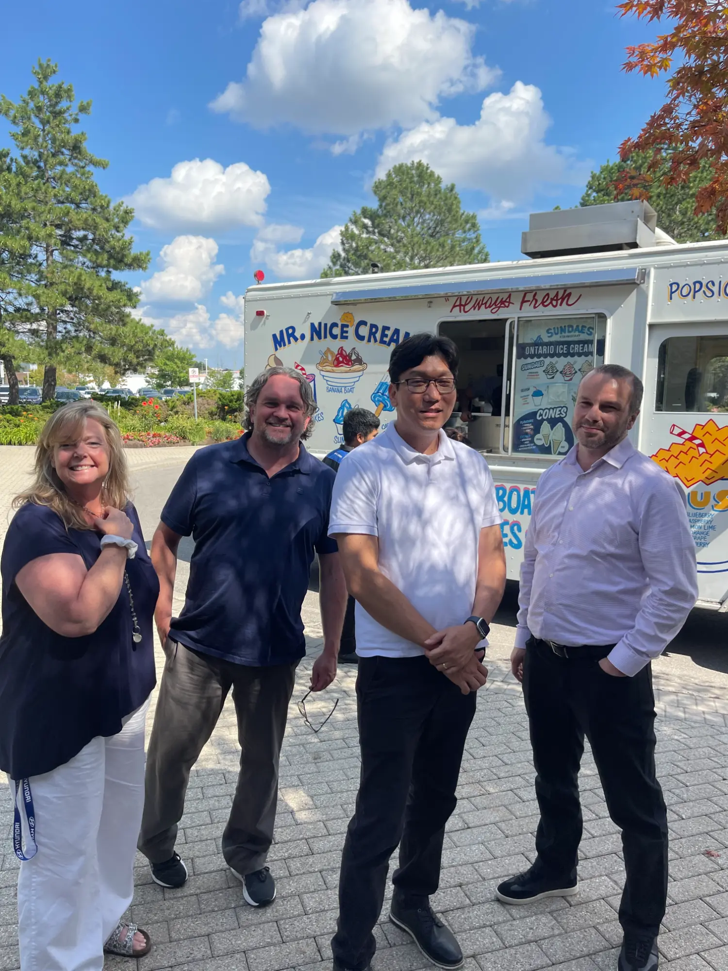 Ice cream truck at Head Office