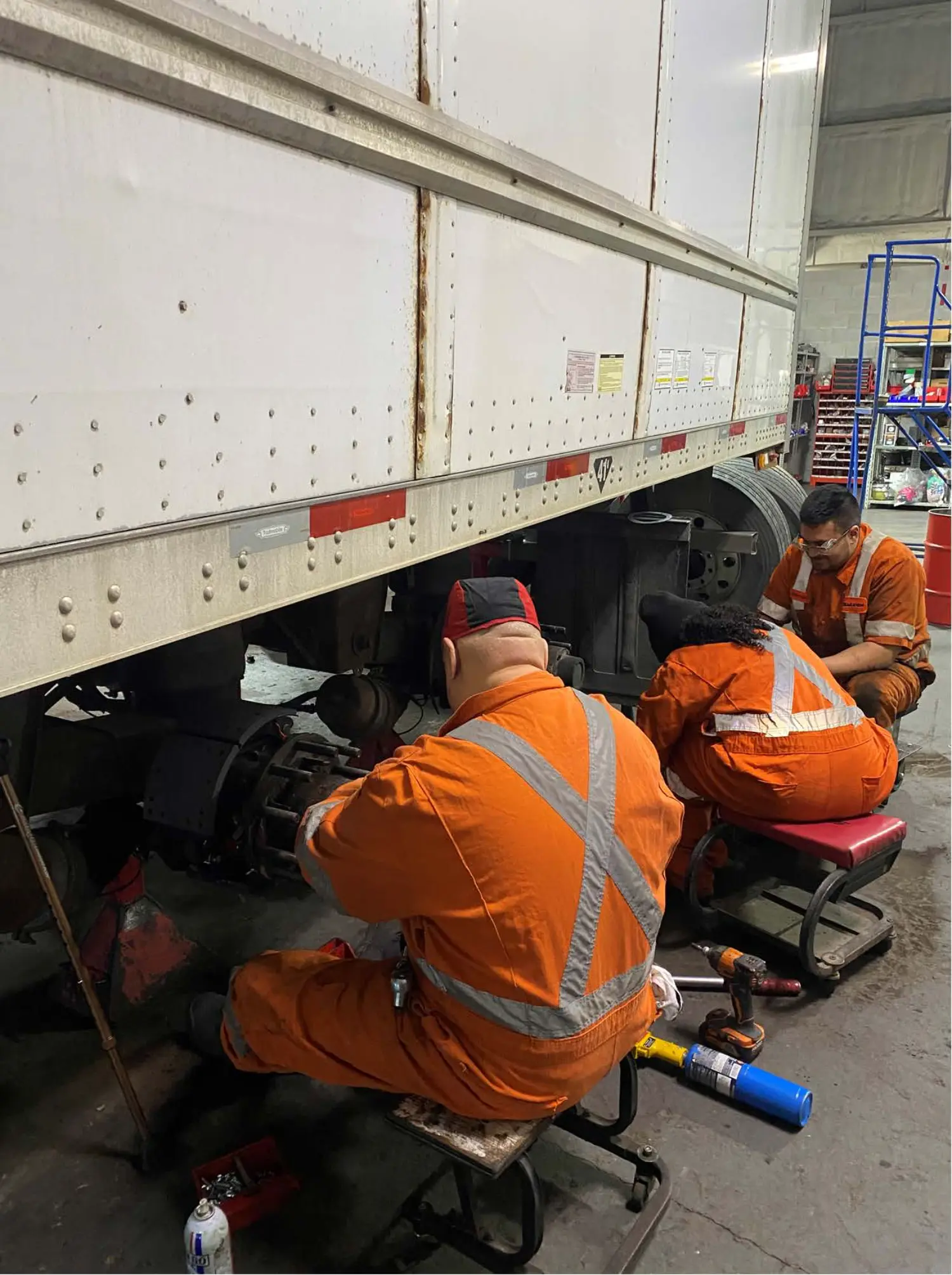 Technicians #working hard