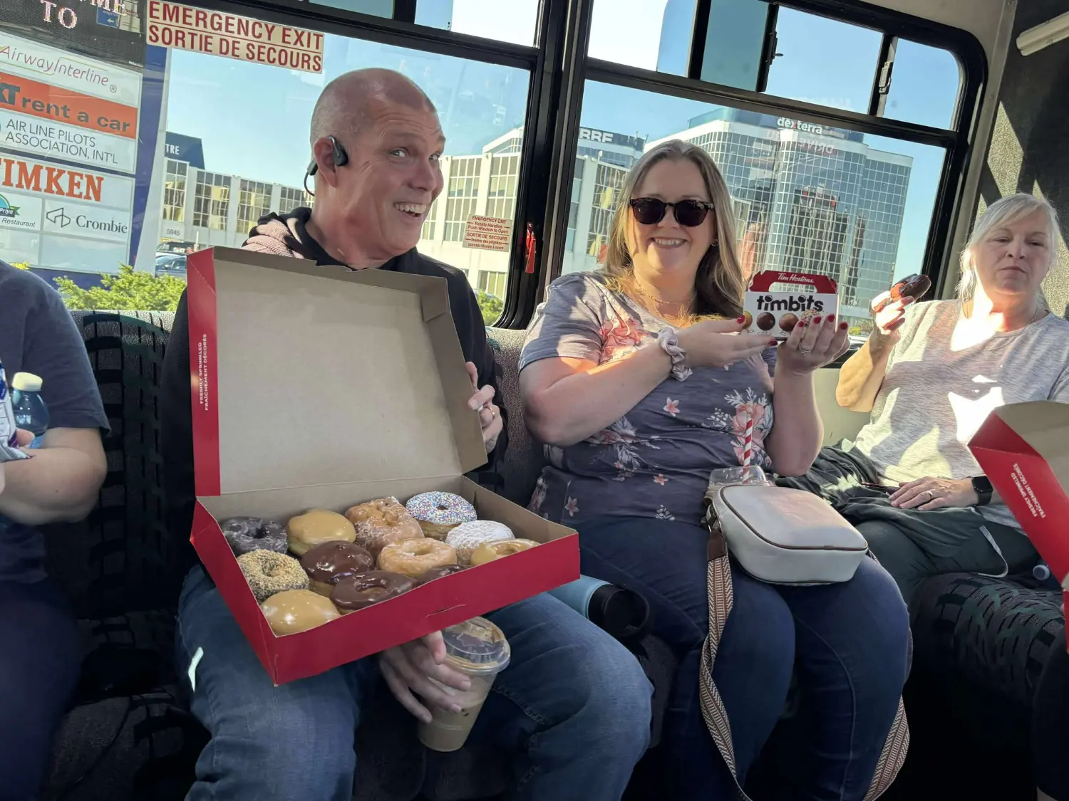 En route to Culture Camp, some of our US Culture Ambassadors leaning into the whole 'when in Rome' thing