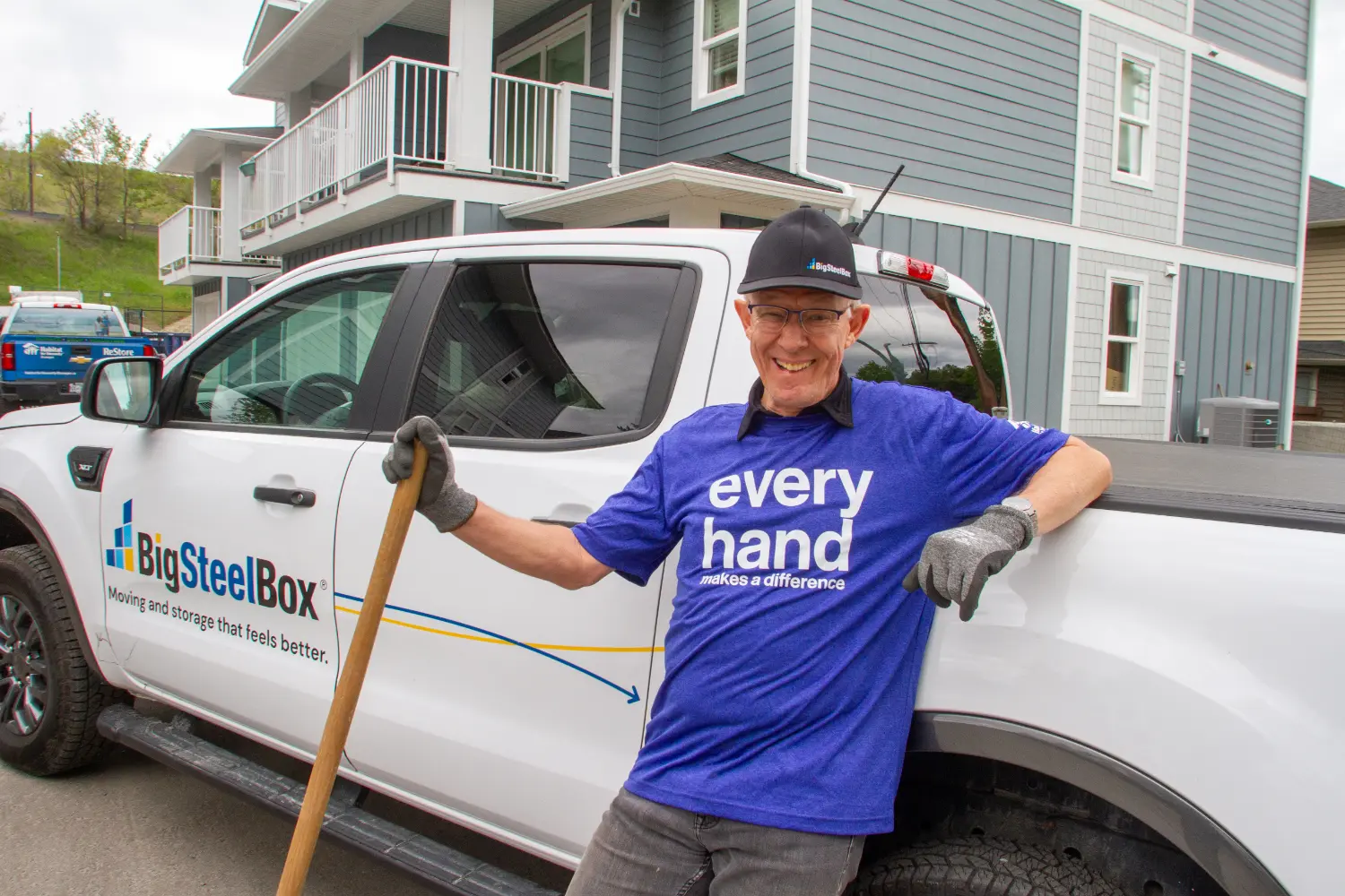 Volunteering with Habitat for Humanity