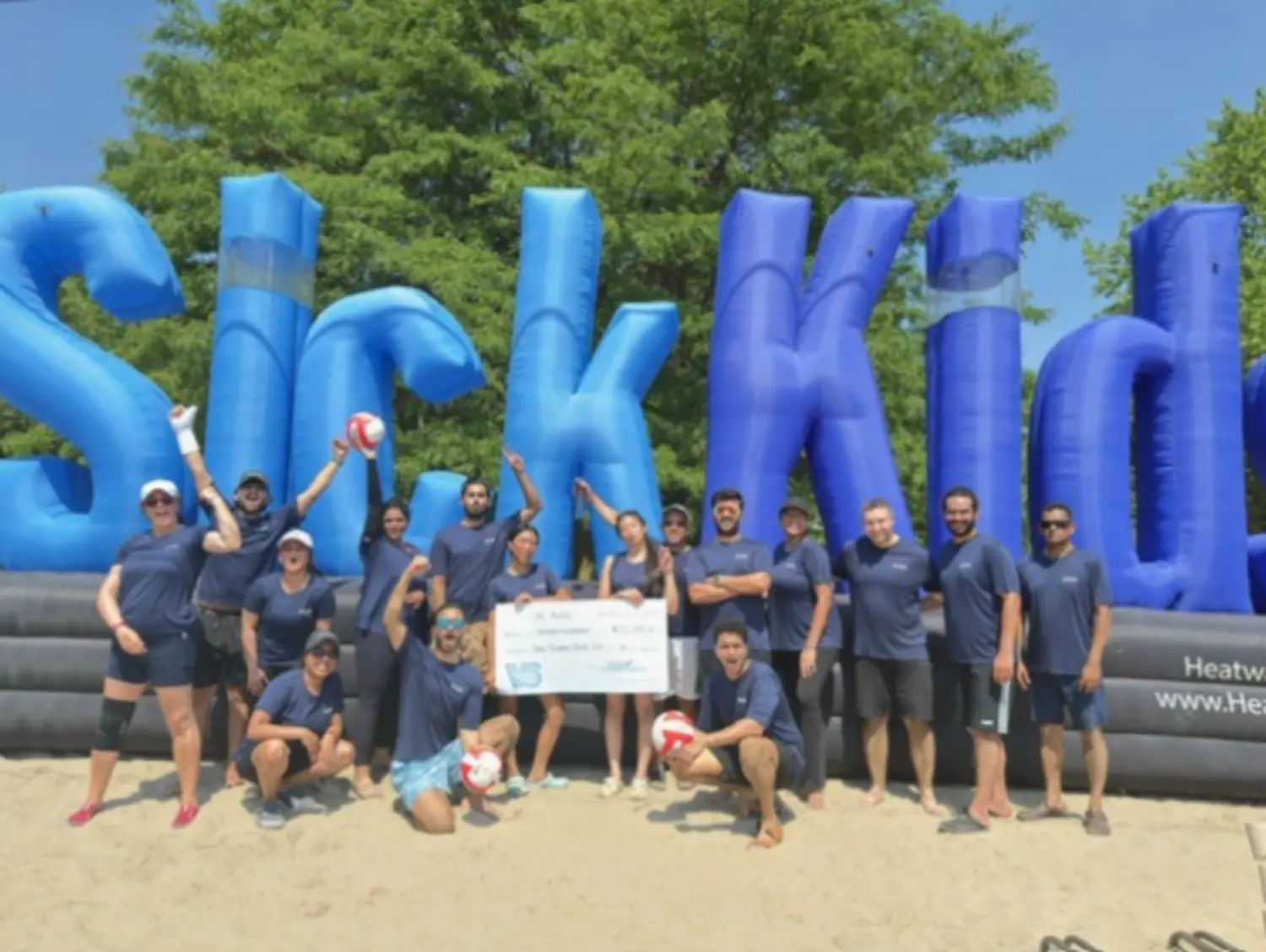 Heatwave for SickKids - teamwork on and off the court, serving up support and raising money for a great cause!