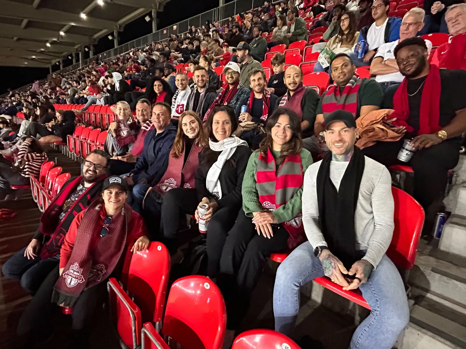 Last year when we all went to a TFC game