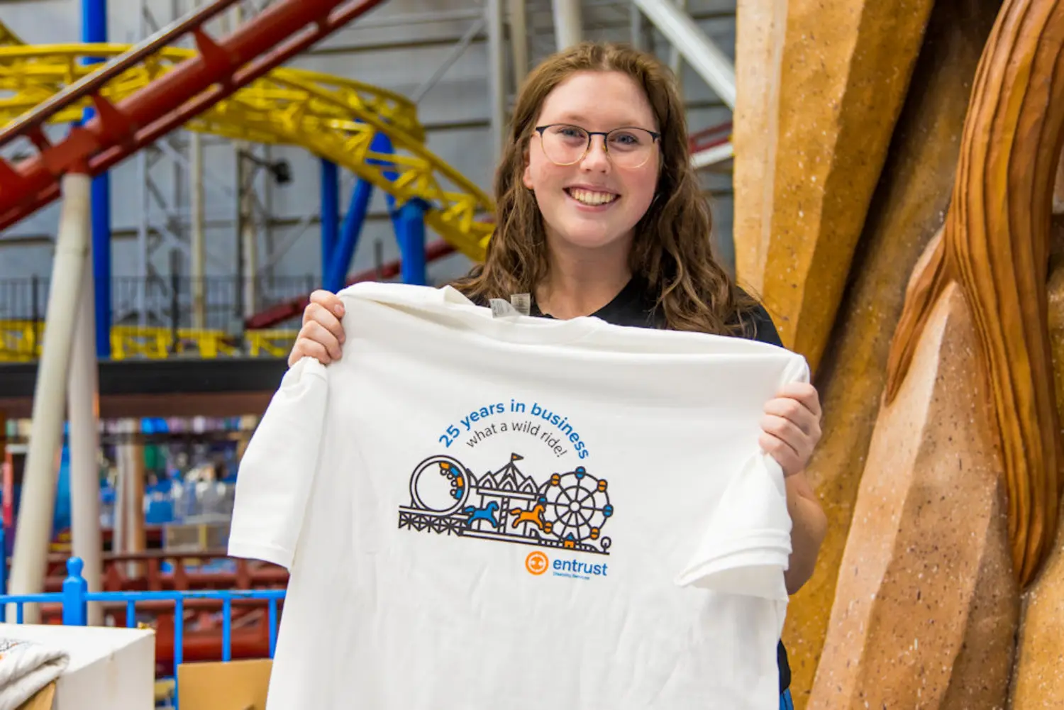 Celebrating 25 years in business with an Employee Appreciation Event at Galaxyland at West Edmonton Mall.