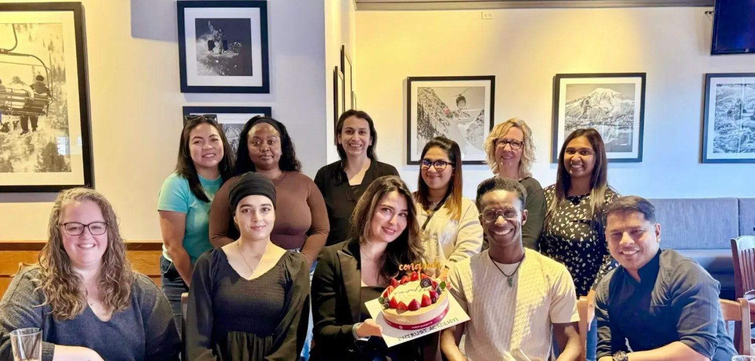 The Entrust People and Culture Team is celebrating the successful launch of Entrust Academy!