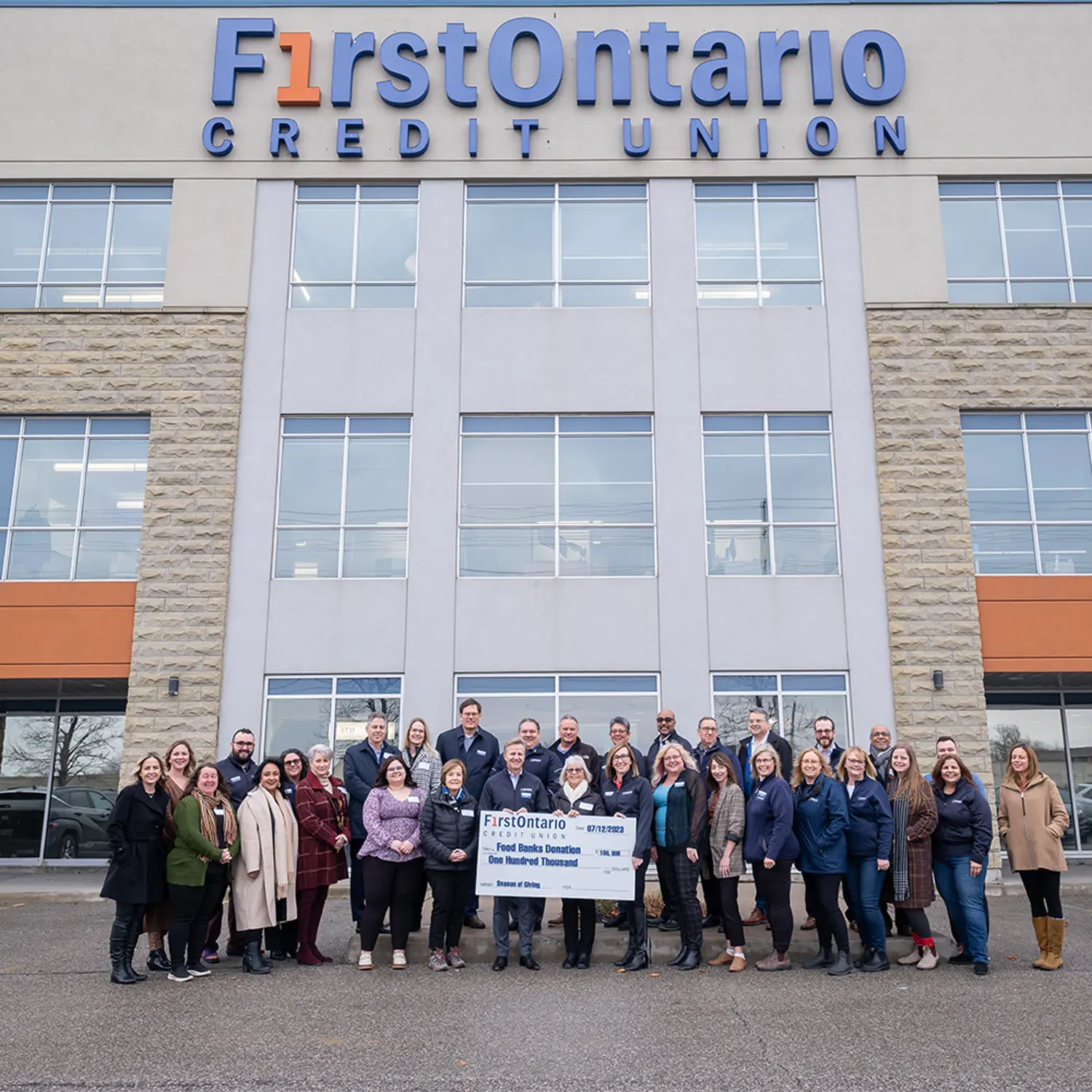 Every year, FirstOntario donates generously to local community organizations in acknowledgement of the Season of Giving.