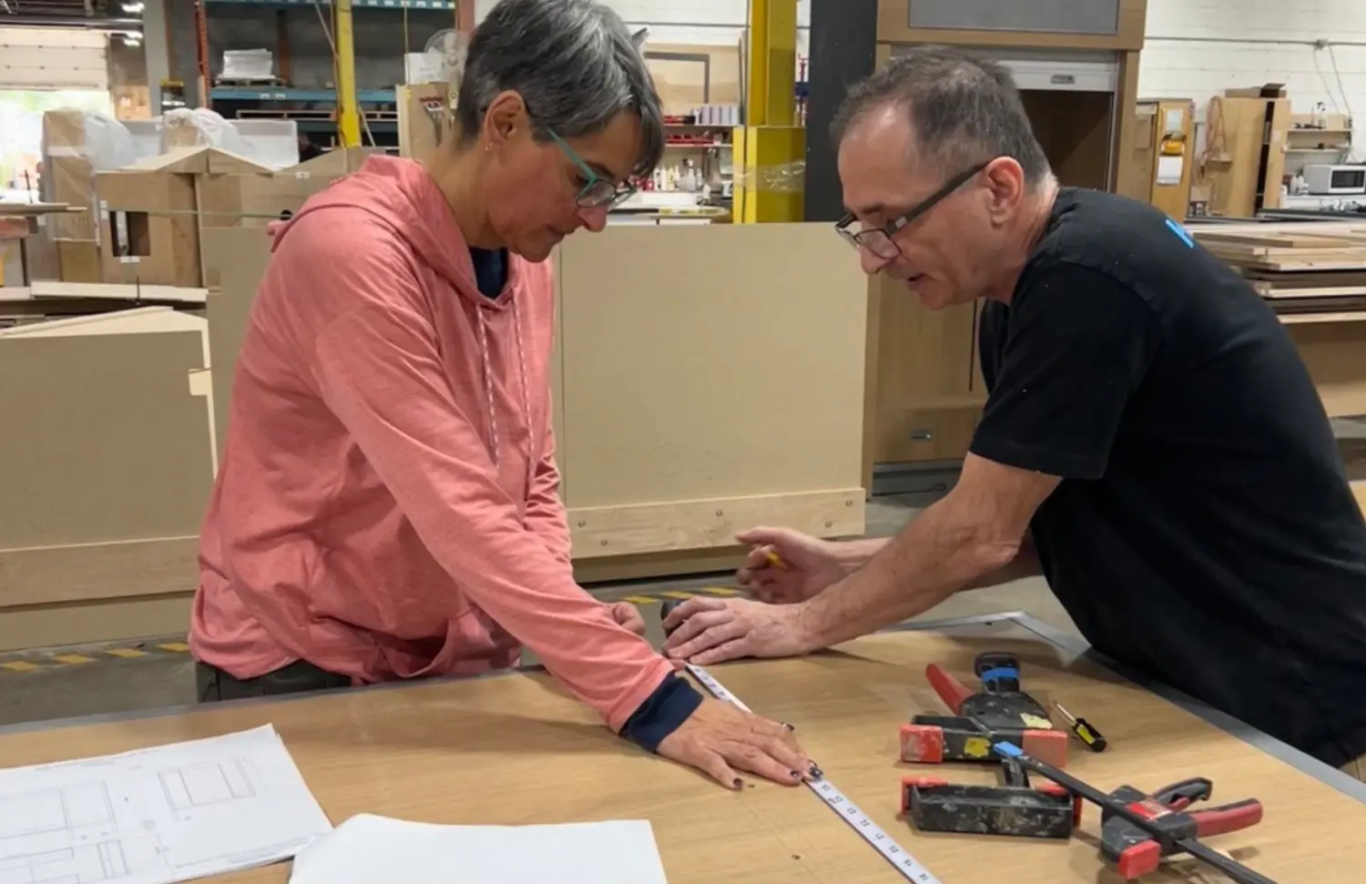 Our Project Management and Woodshop teams work together ensuring every detail is made to measure.