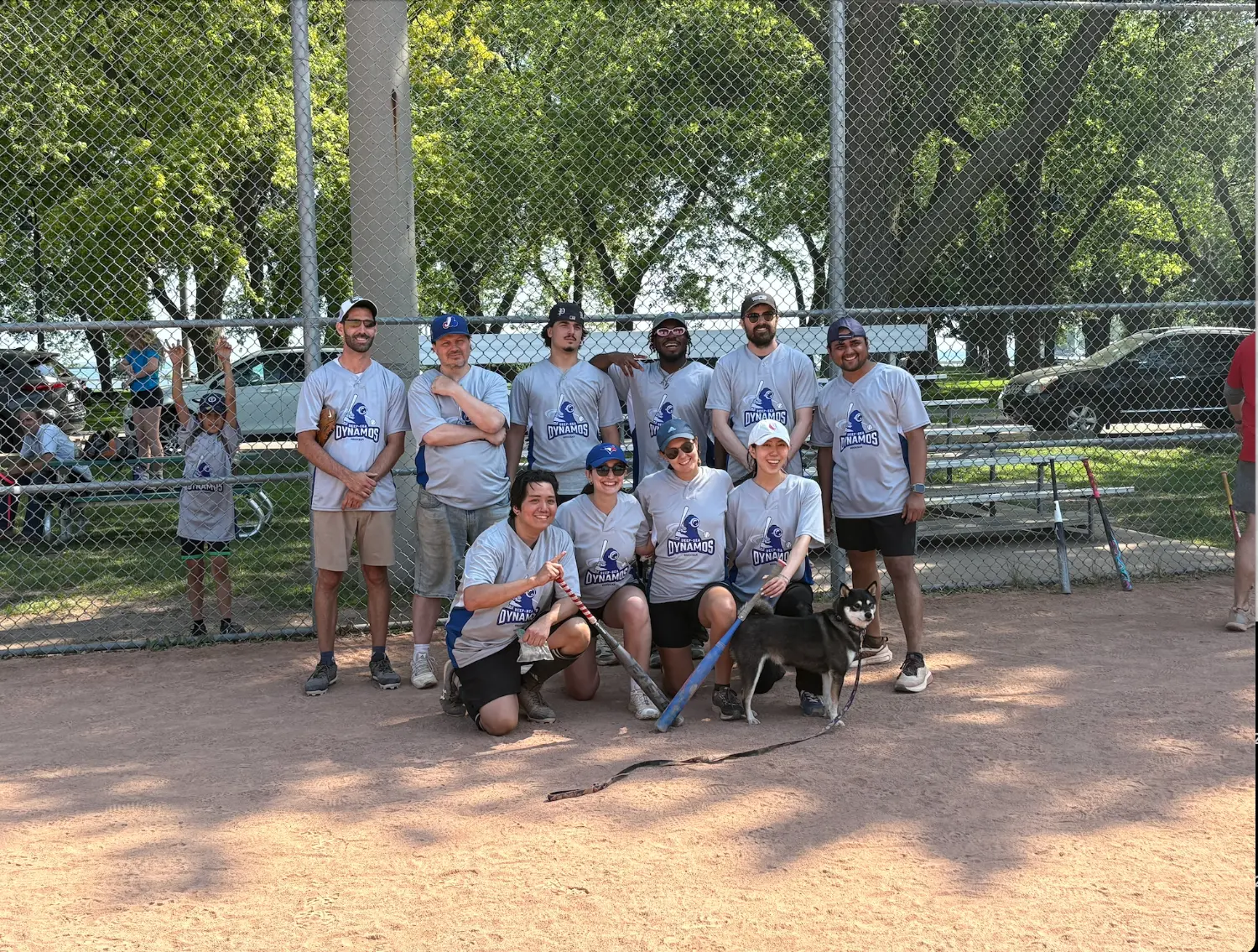 At the Softball Game for the Kenya Cup
