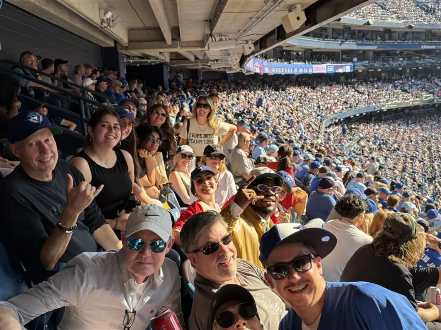 Creative Team at the Blue Jays Game