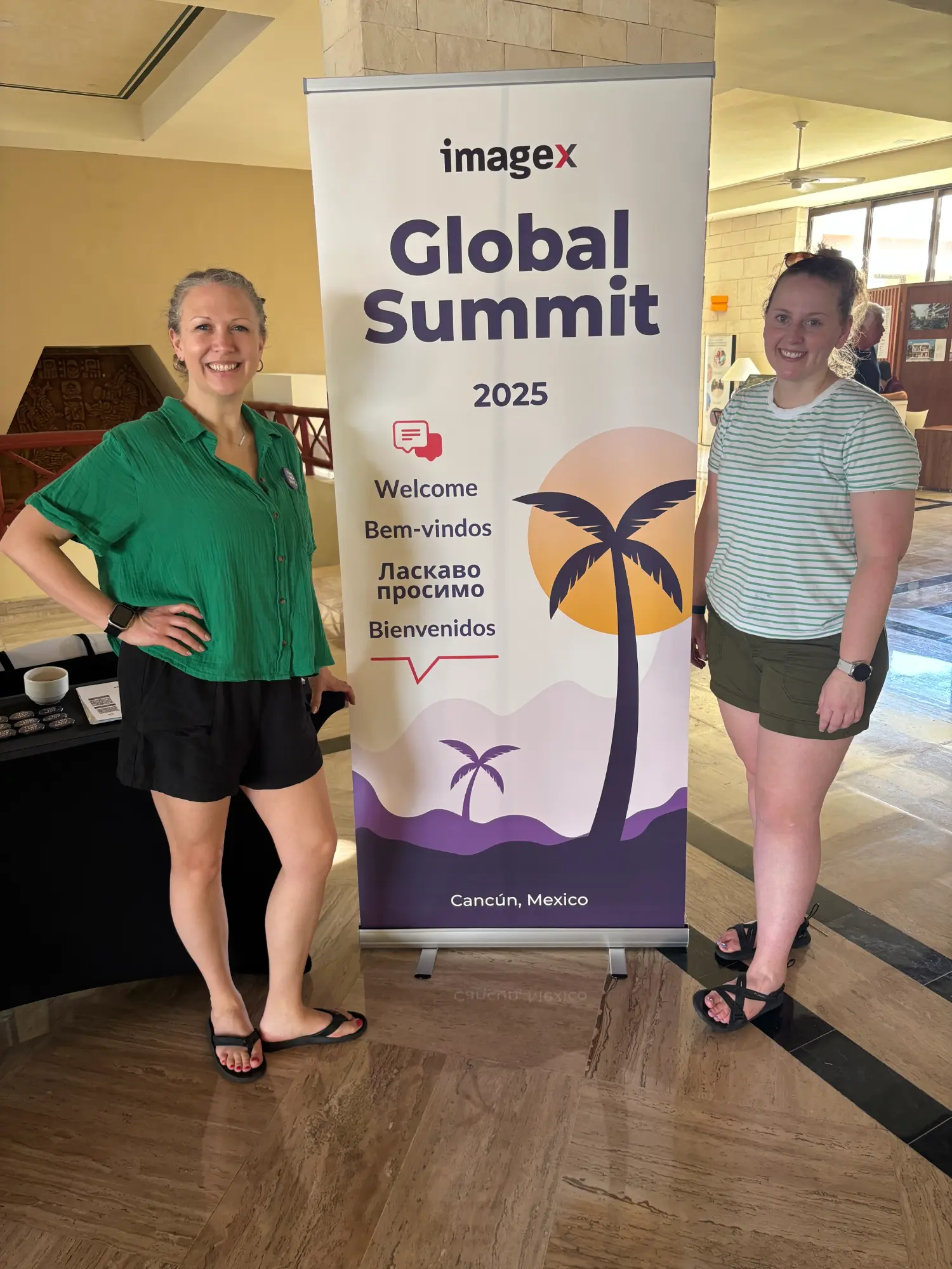 Welcoming our team members as they arrive in Cancun.