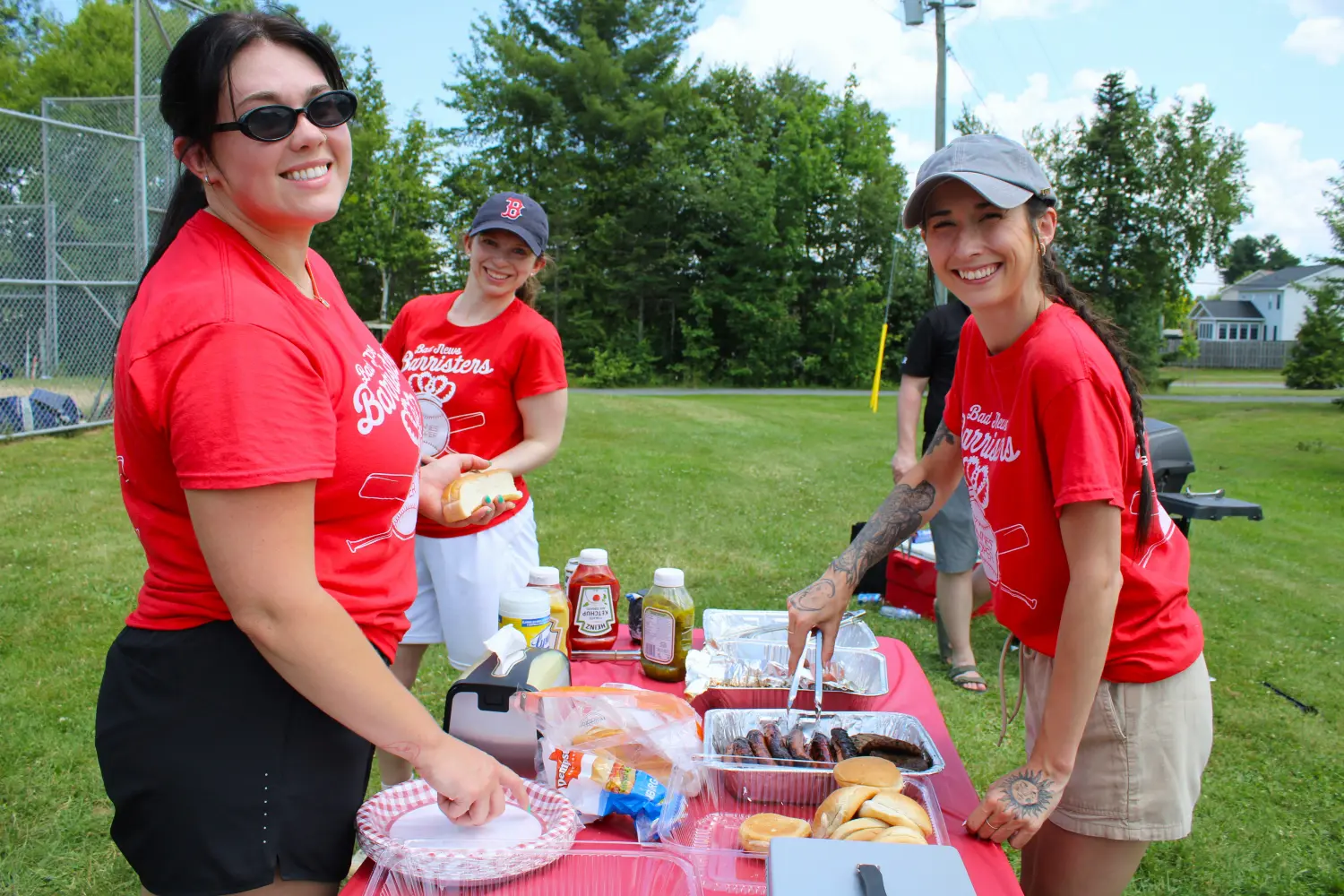 MC Volunteers for a Charity Softball tournament.