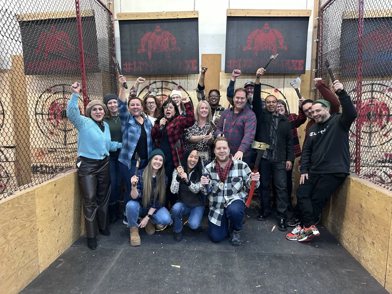 Logging in the holiday spirit