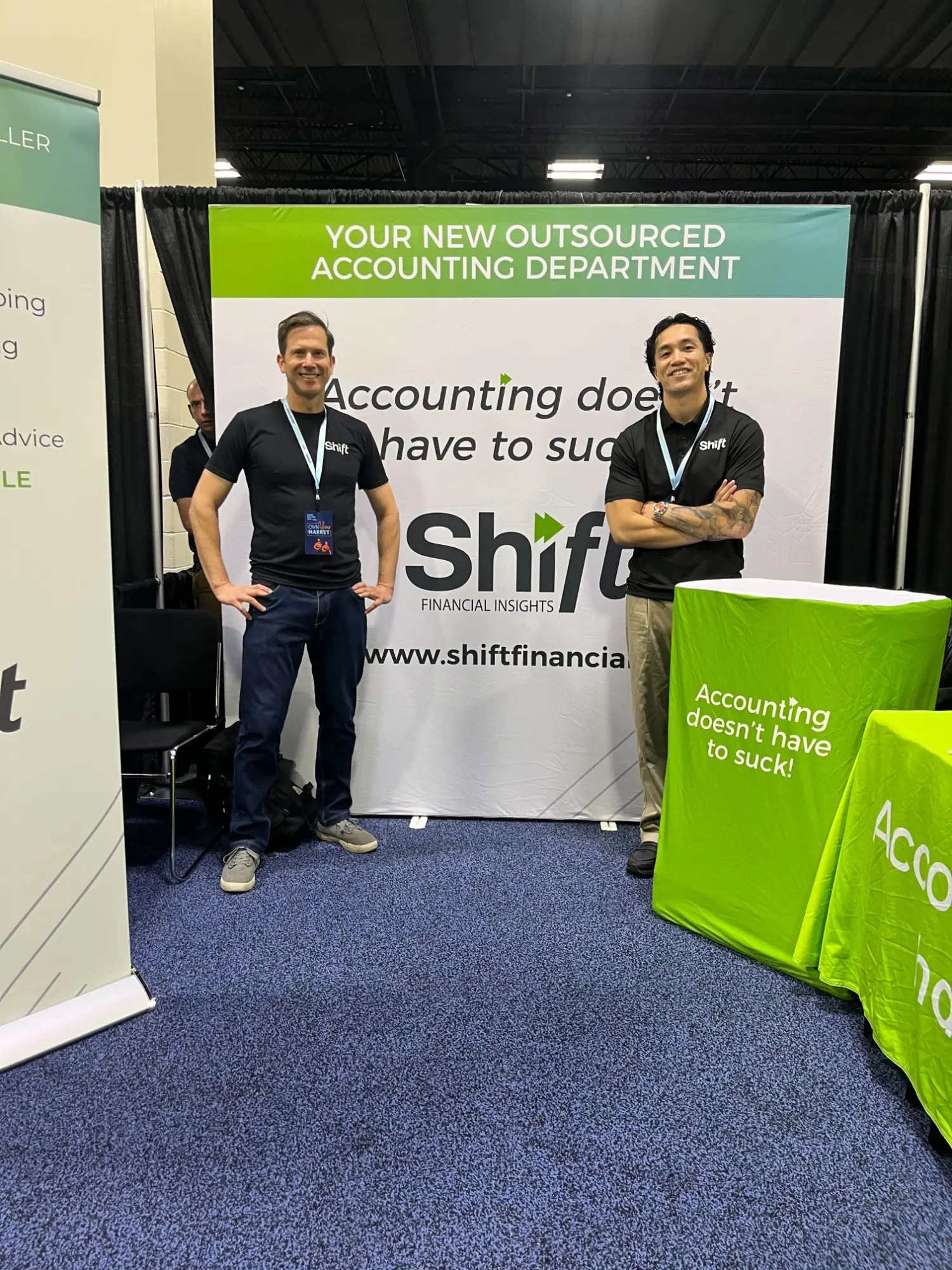 Our fearless leader Spencer at the Nexstar Tradeshow talking about Shift.