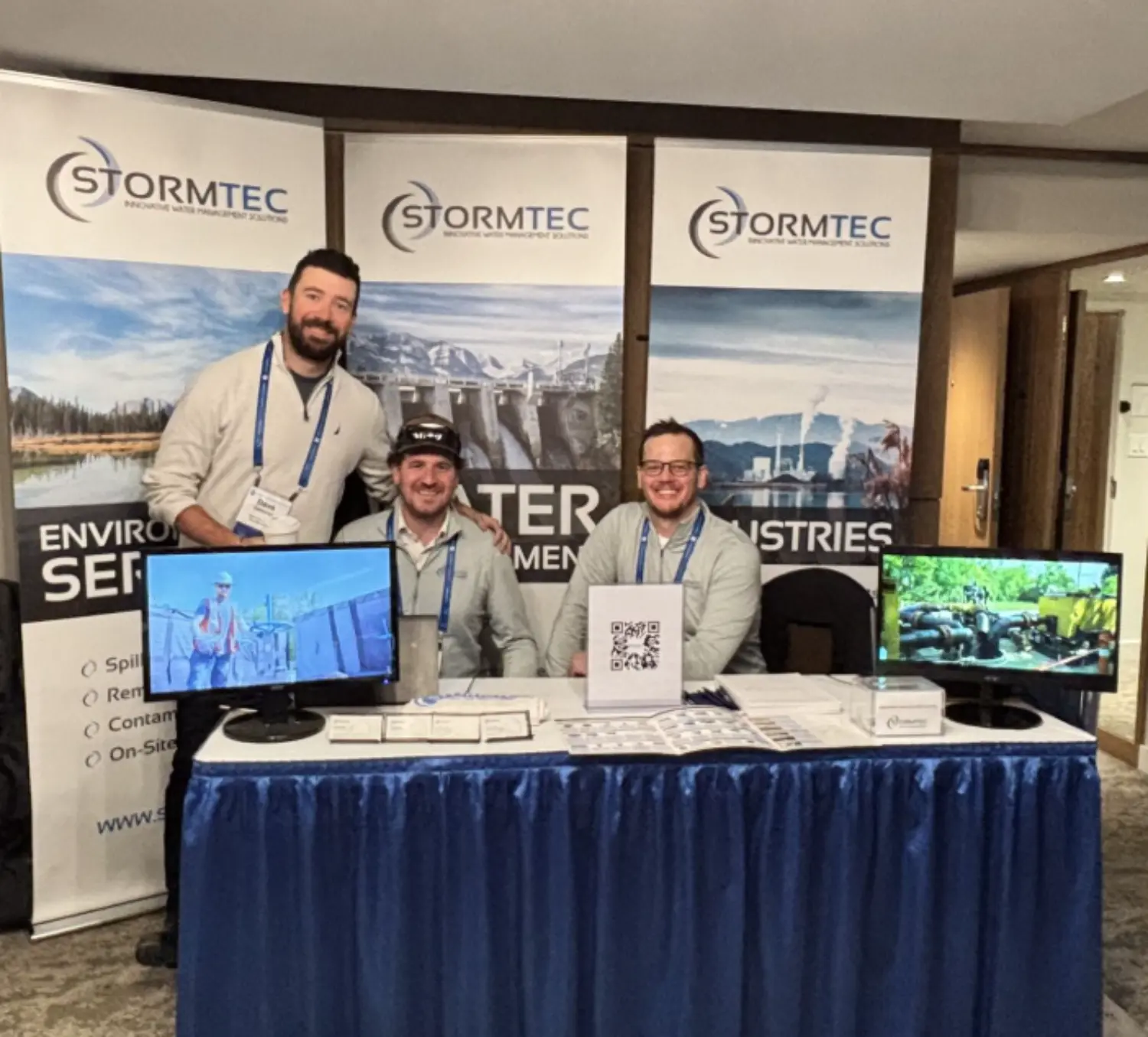 Alberta Sales and PM teams representing Stormtec at the 50th Annual AWWOA in Banff.