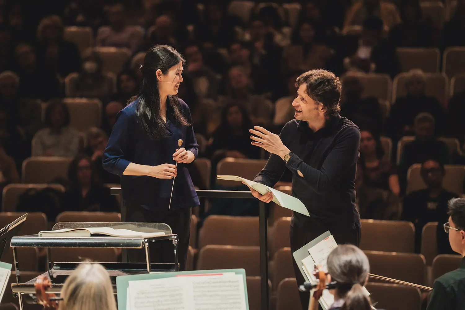 TSO Music Director Gustavo Gimeno during a Women in Musical Leadership session at Roy Thomson Hall.