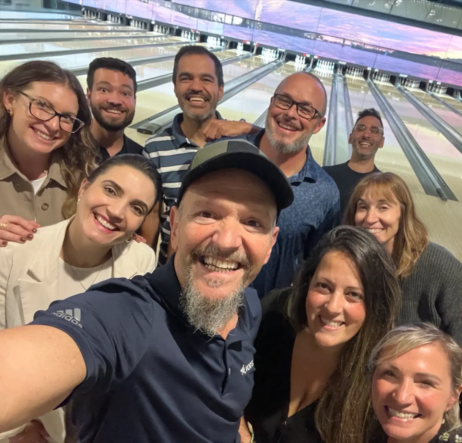 Bowling with the company