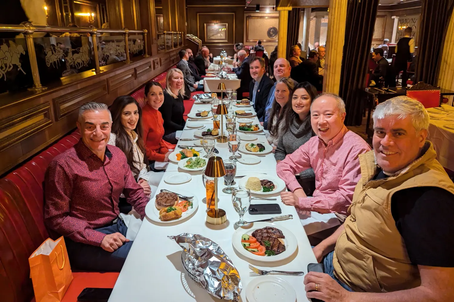 Celebrating a 35th work anniversary in Calgary