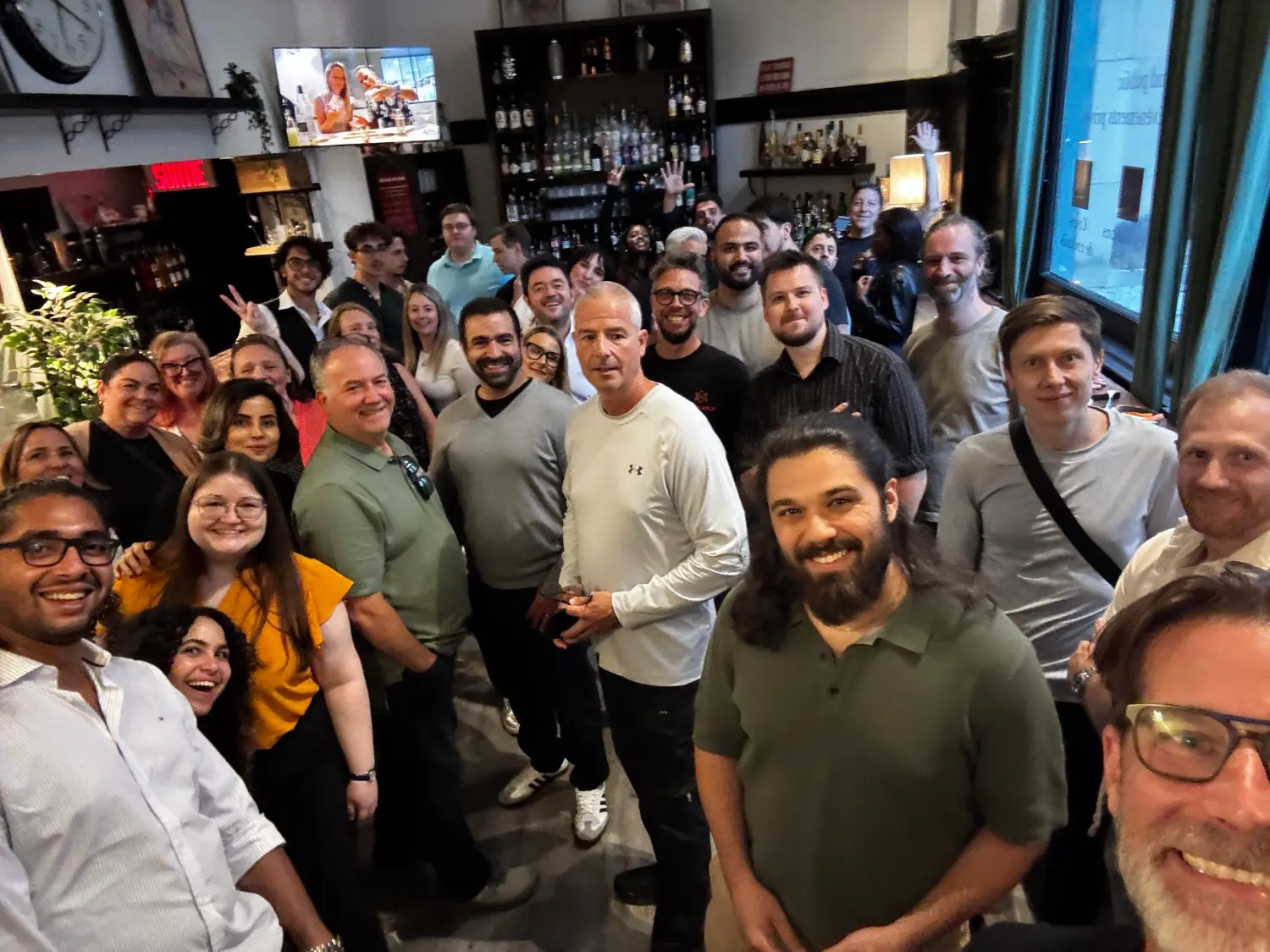 WorkAxle team members at a 5-à-7