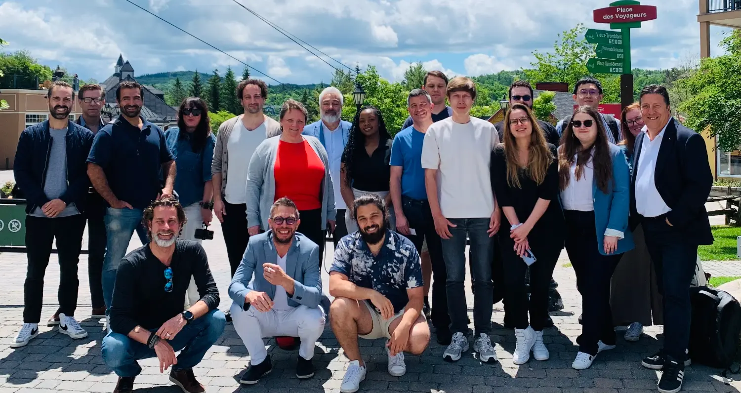 Members of the WorkAxle team in Mont-Tremblant, Quebec, Canada