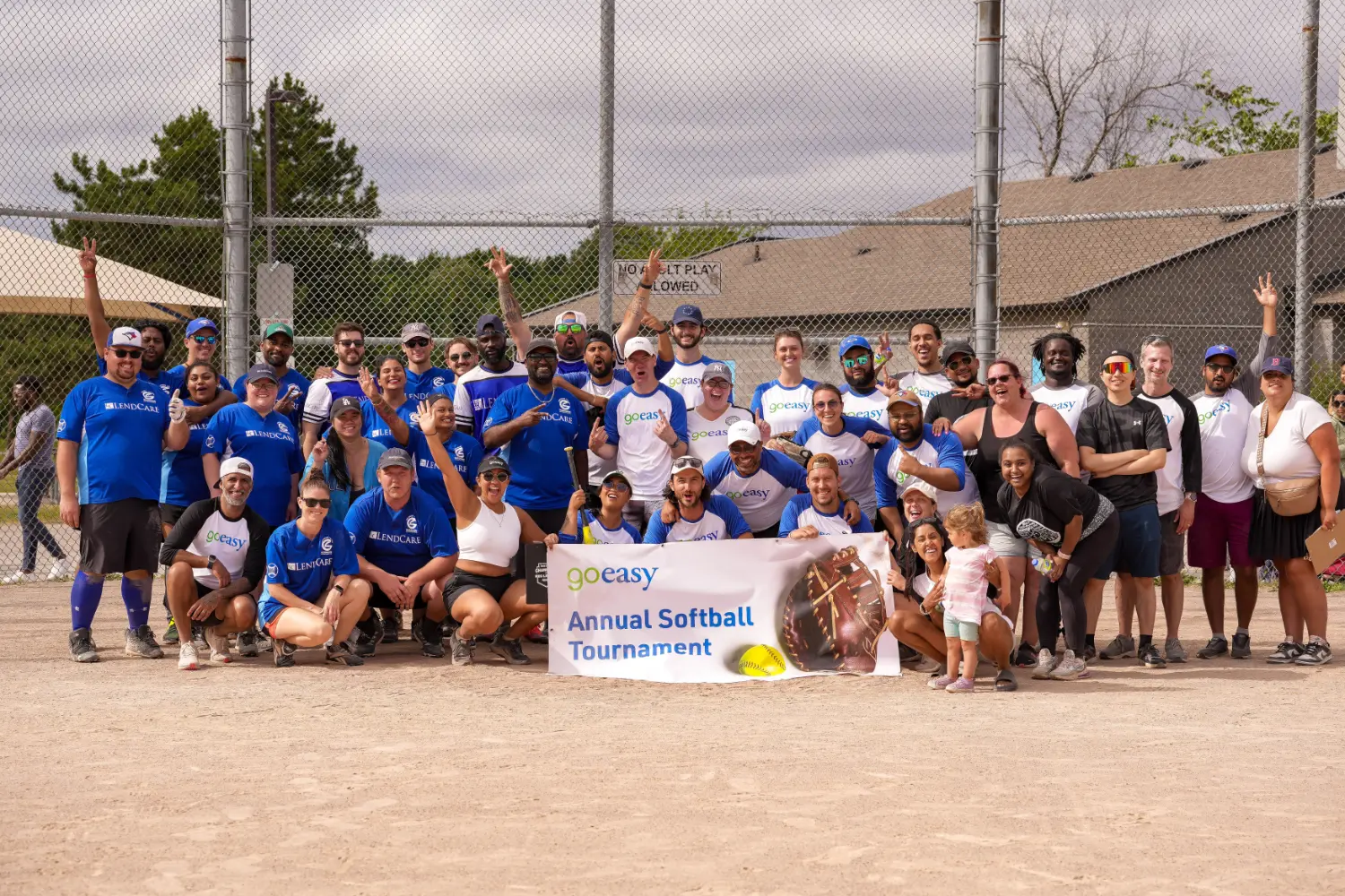 Teams from across goeasy hit the field for our fun and friendly annual softball tournament!