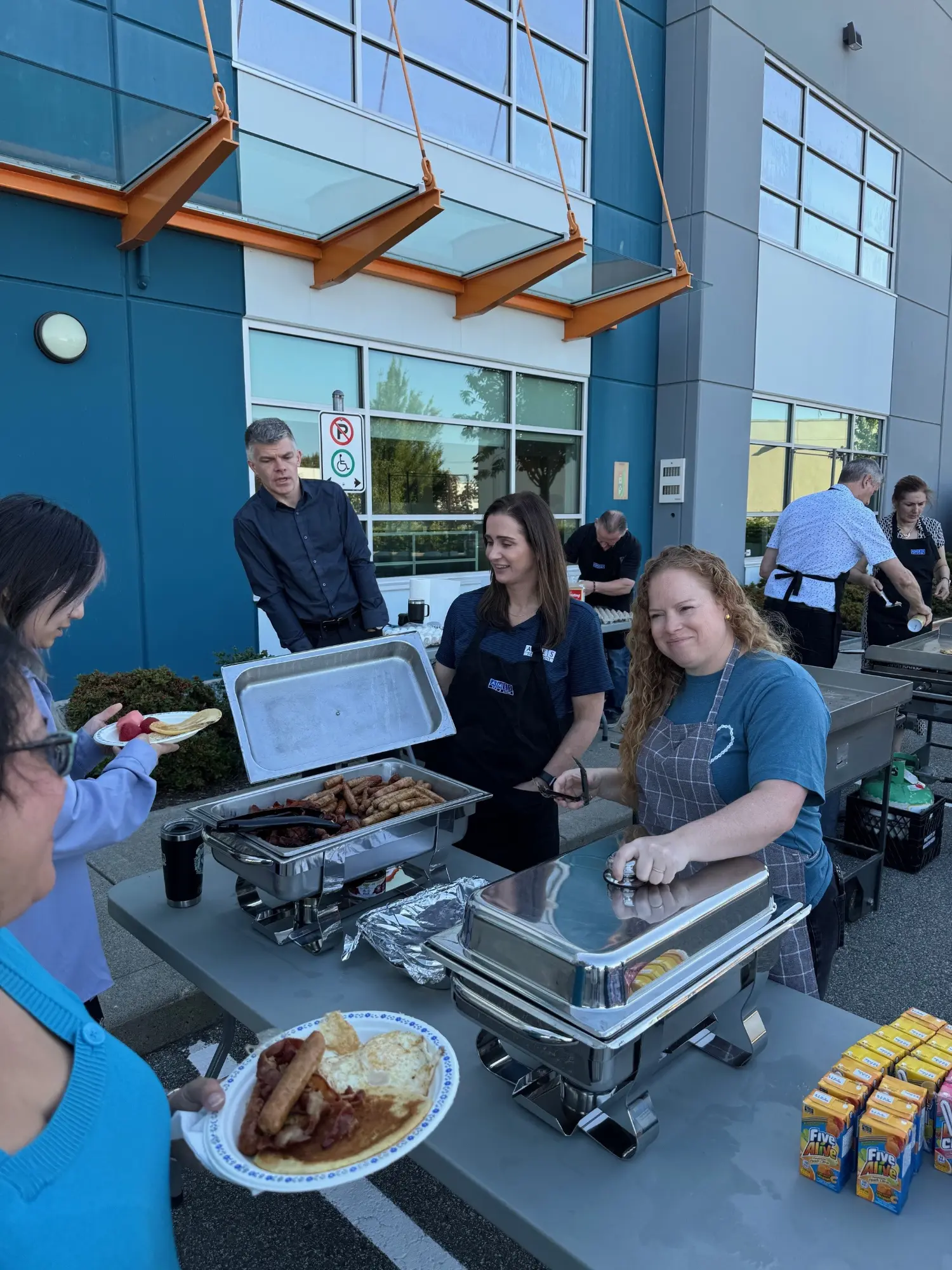 Annual Pancake Breakfast hosted by Leadership Team