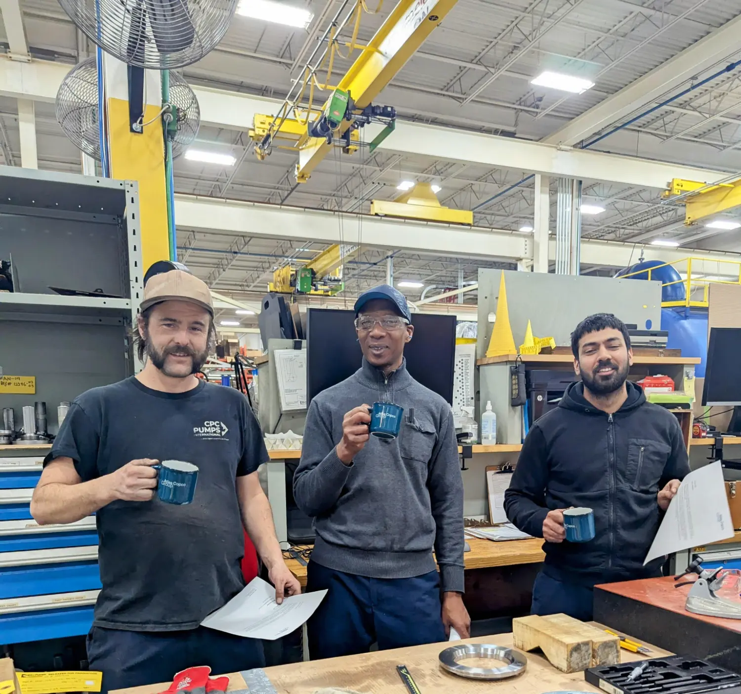 Our Shop and SHEQ teams hard at work in our facility!