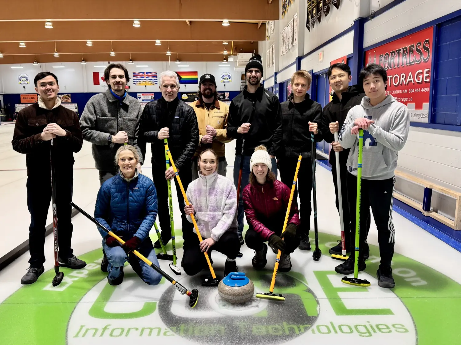 GeoHangout, each month we organize a team building event. This one was the February 2025 Curling!