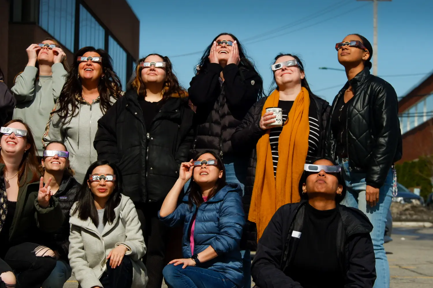 Solar Eclipse viewing at the office