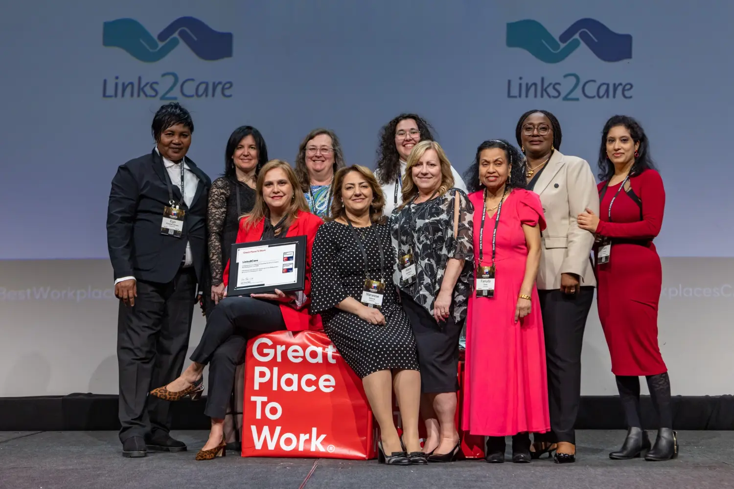 Great Place to Work Awards Gala Links2Care recognized as one of the 100 best work in April 2025