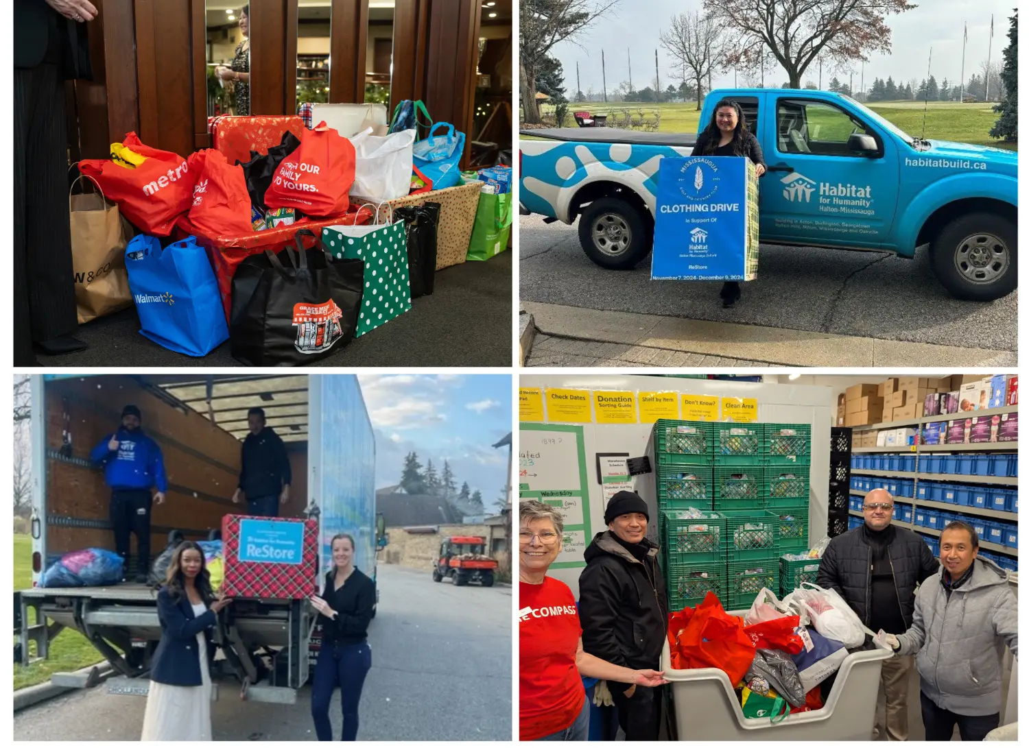 Proud to support our community. We partners with Habitat for Humanity and Compass Group to support families in need.