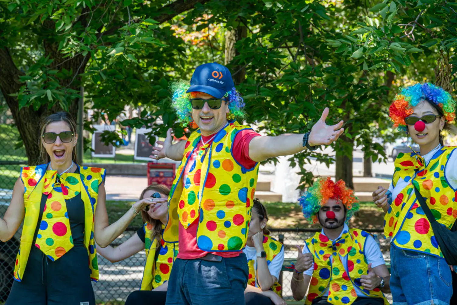 Rocking the Carnival theme, our team spent a fun-filled afternoon in the park competing in Olympic-style games.
