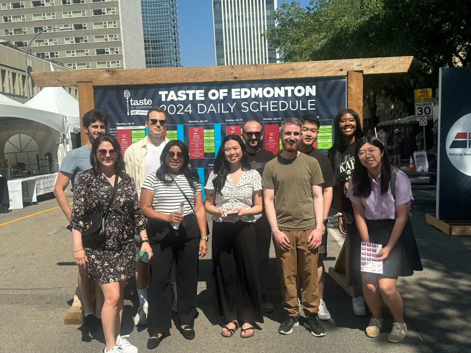 Taste of Edmonton Food Fair PulseMedica Team Lunch (Summer 2025)