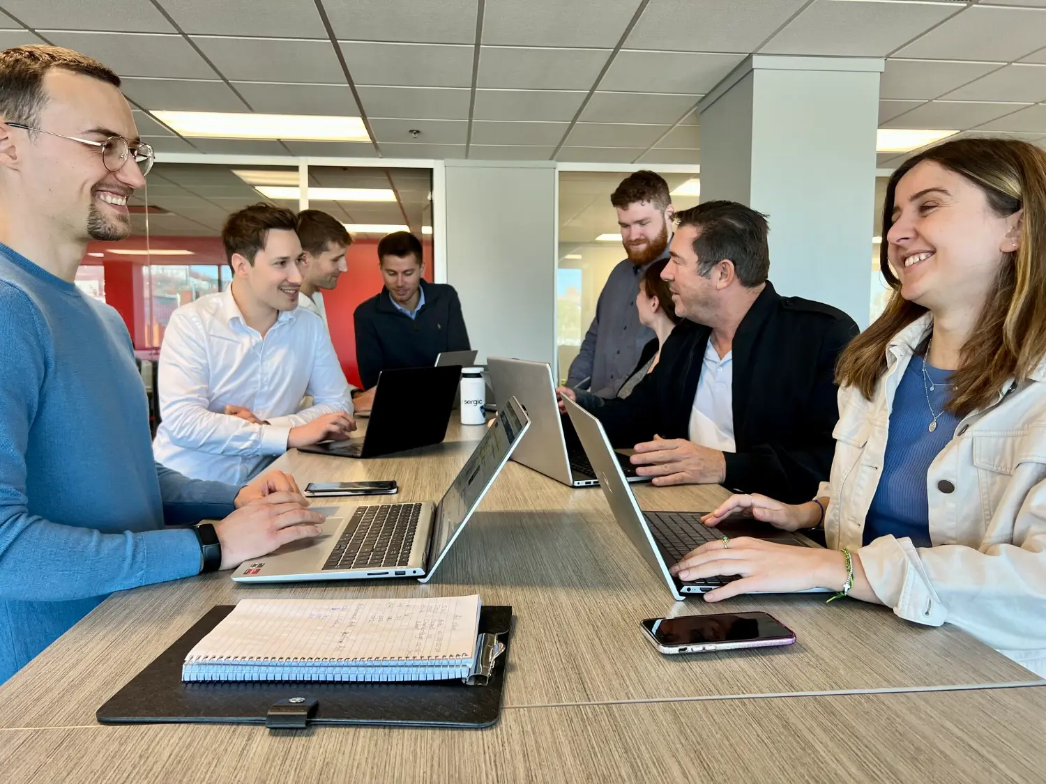 Autour d'un travail d'équipe