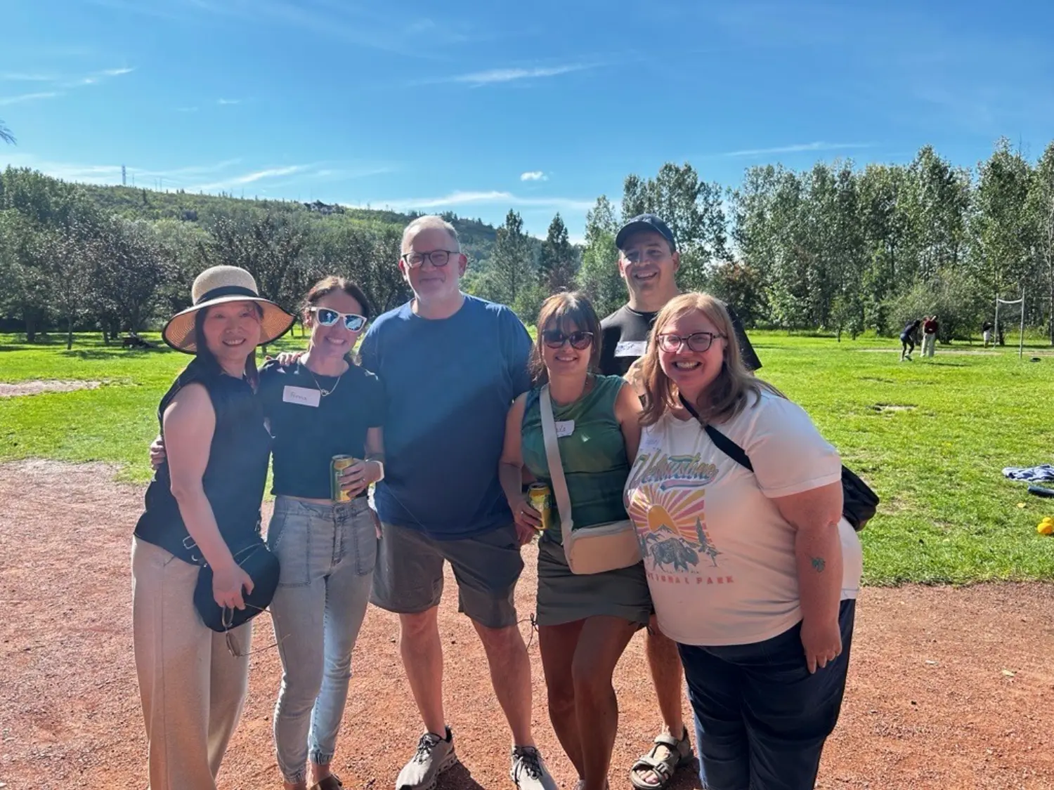 Having fun at WELL's annual family BBQ in Alberta - August 2025