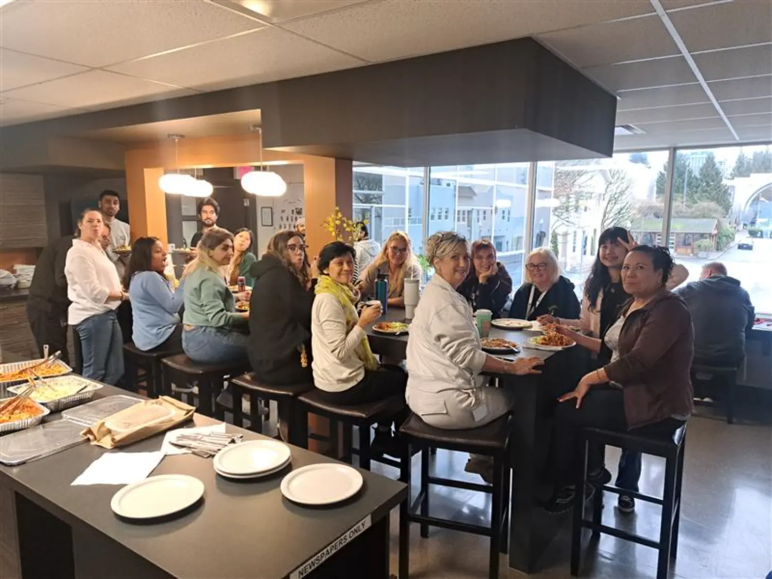 Eating together can foster stronger relationships and build a more collaborative work environment.