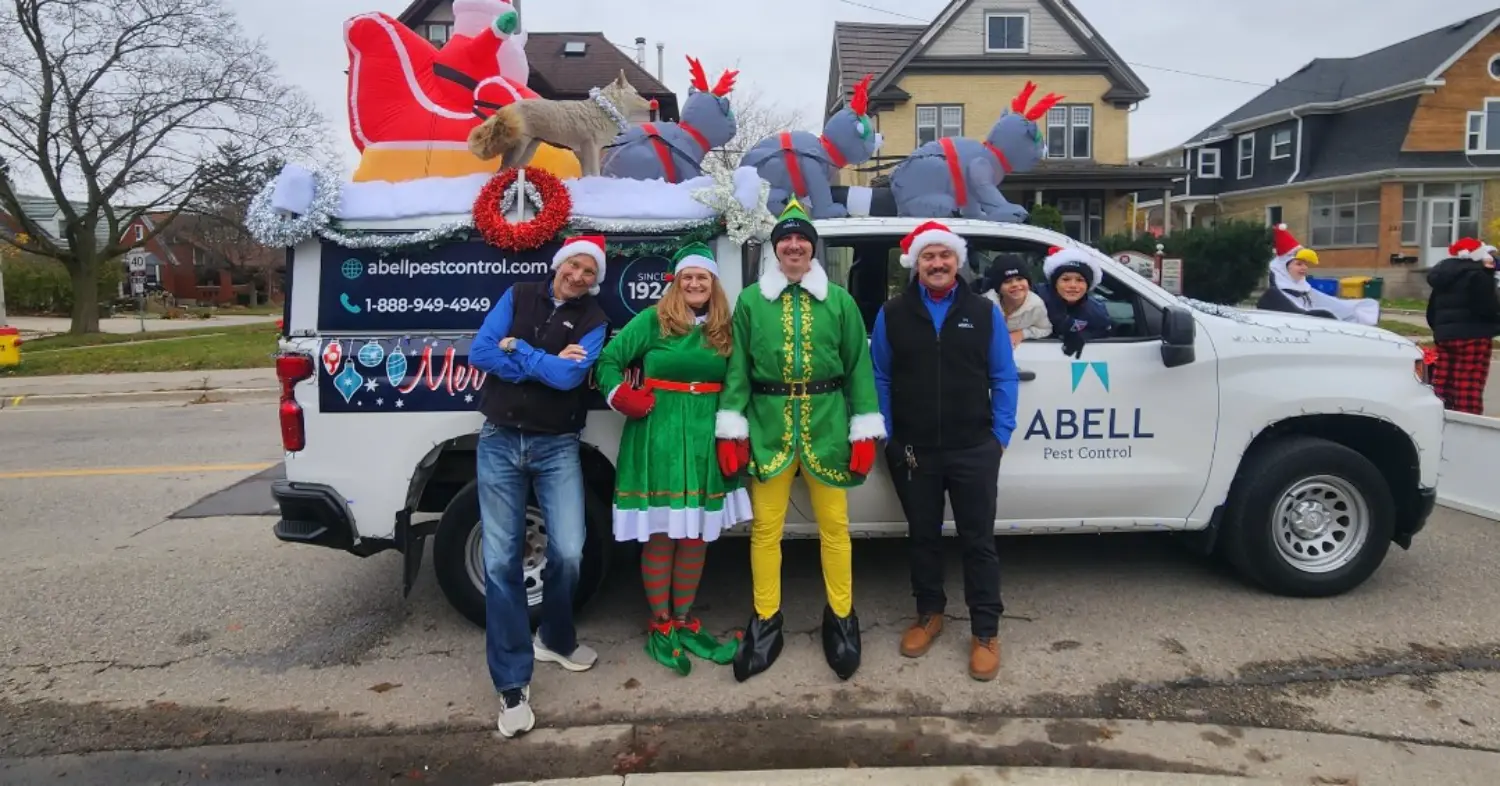 Abell at the Kitchener Santa Claus Parade