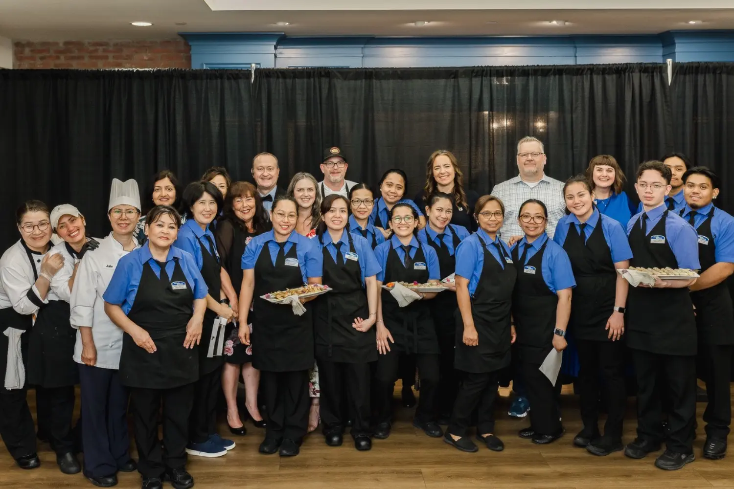 Dining and Leadership teams at a Foundation Gala