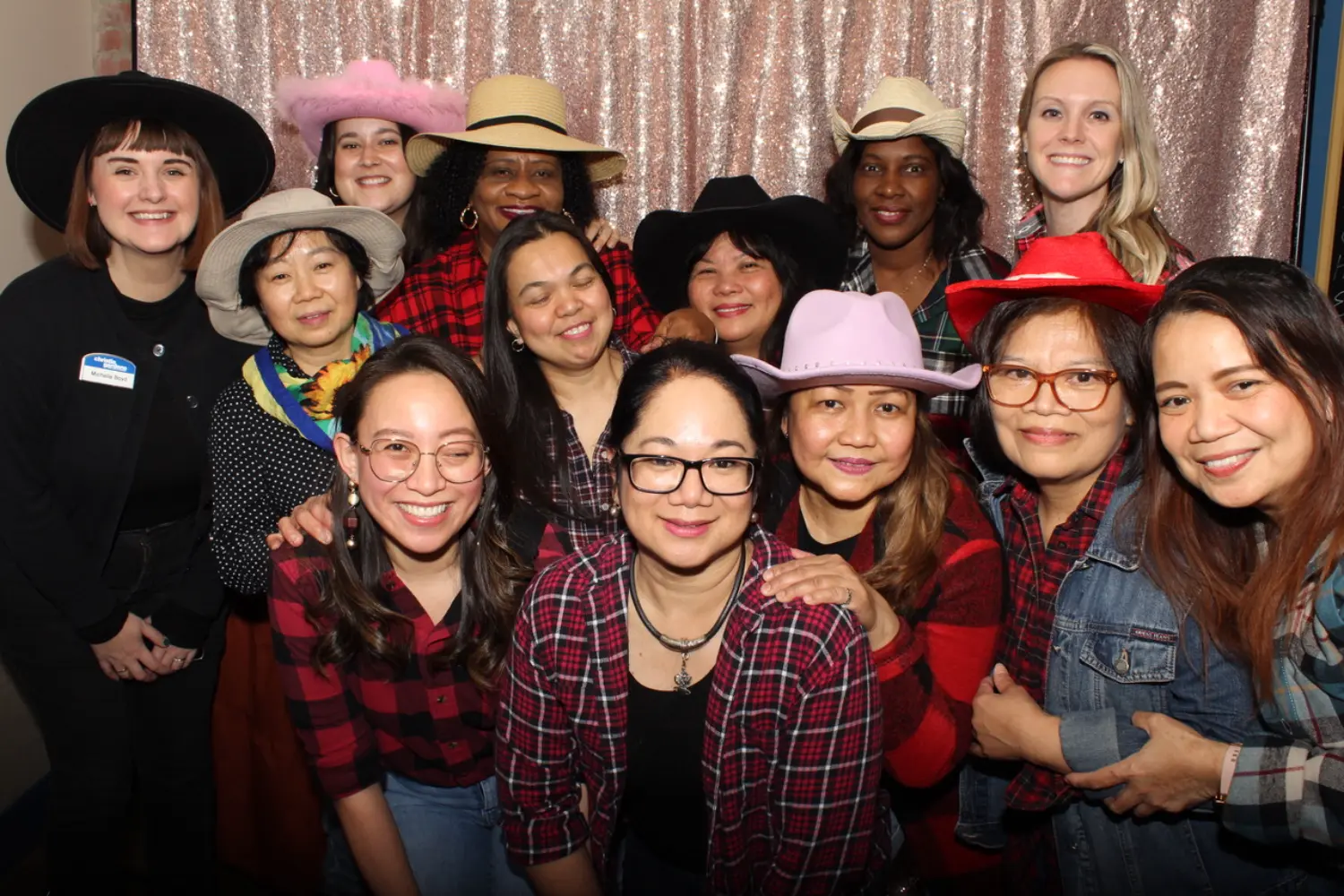 Health and Wellness team at the holiday event