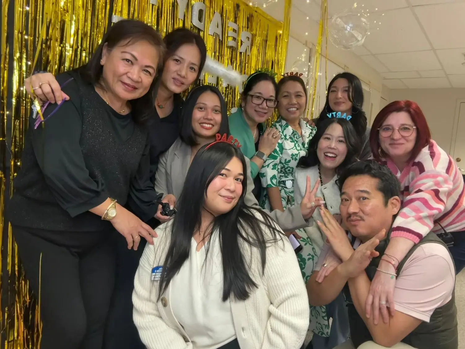 Nursing team enjoying time together