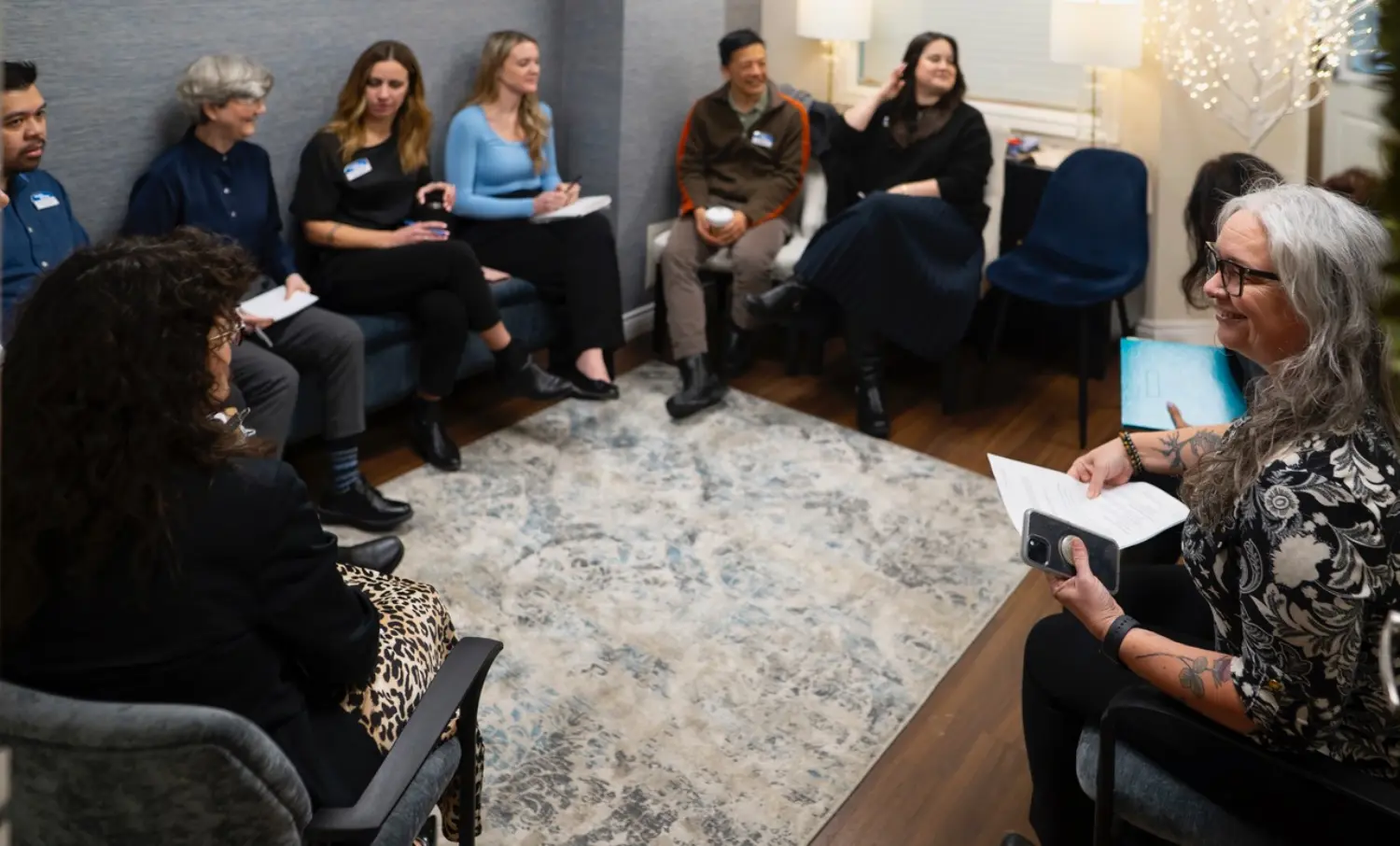 Having the right atmosphere is important during our monthly departmental education sessions