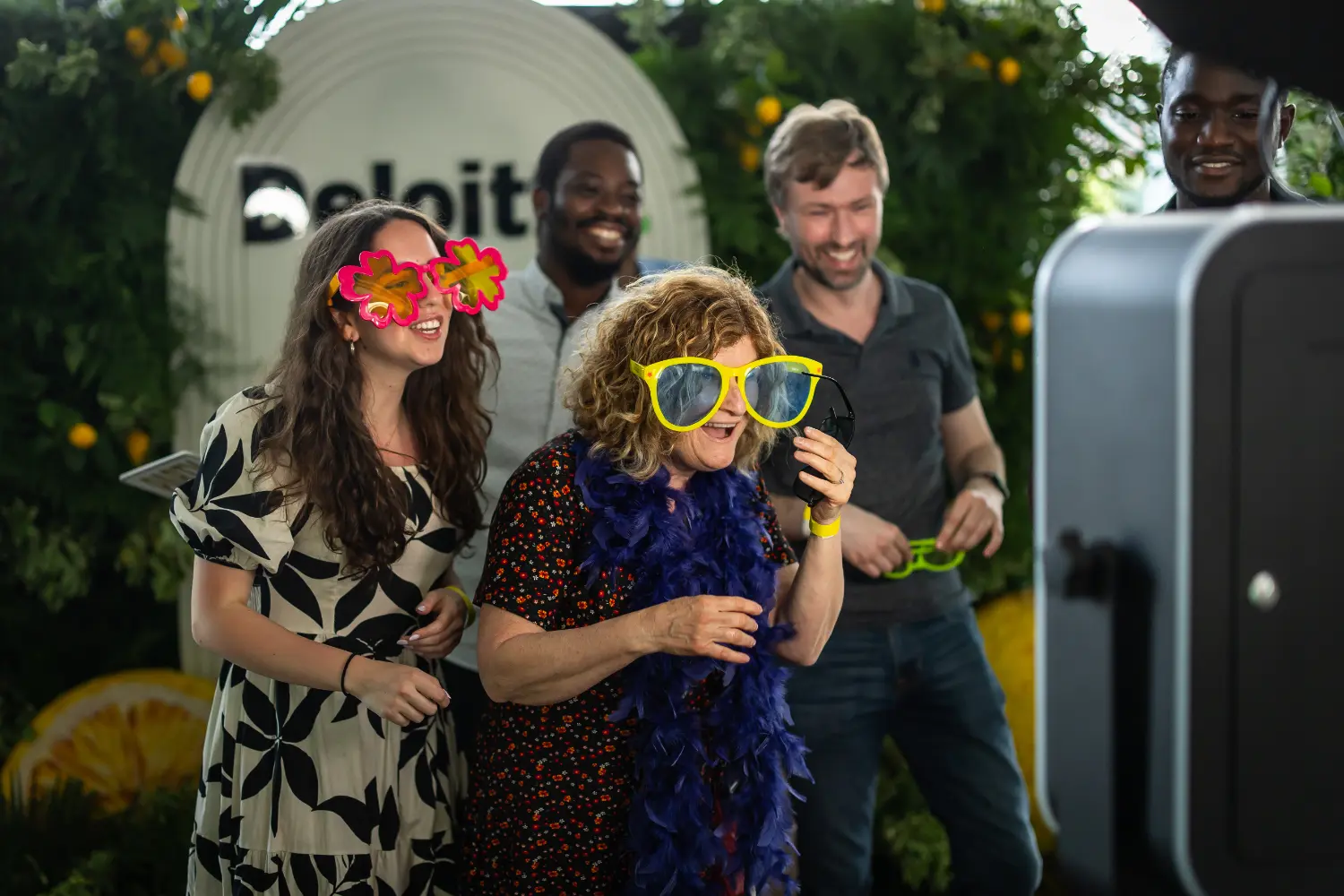 Our people at one of Deloitte's nation-wide summer celebration events.