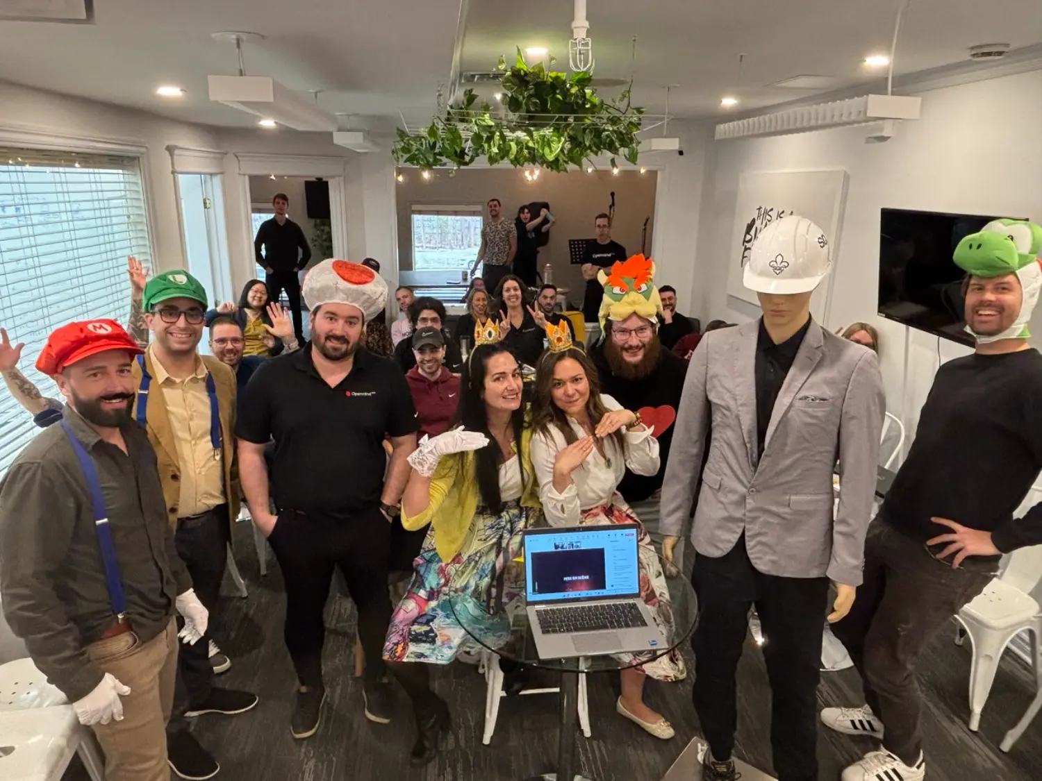 Notre Town Hall annuel sous le thème Super Acier Bros.