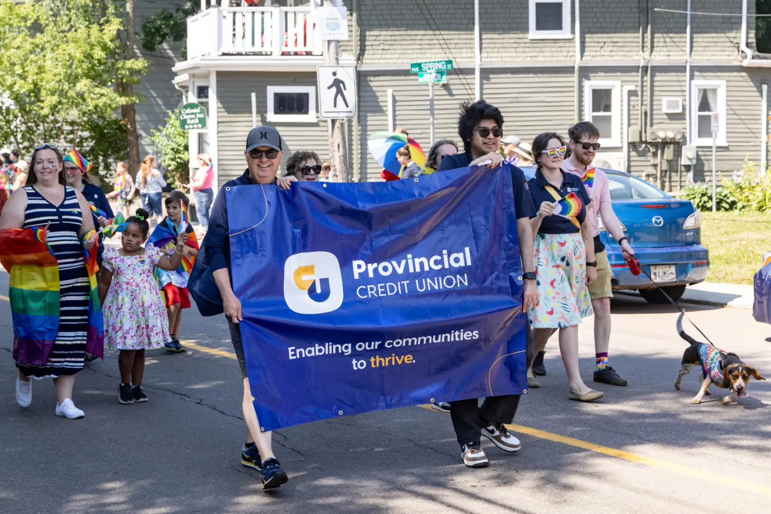 Our PCU team proudly marched in the Pride Parade, celebrating diversity, inclusivity, and community together.
