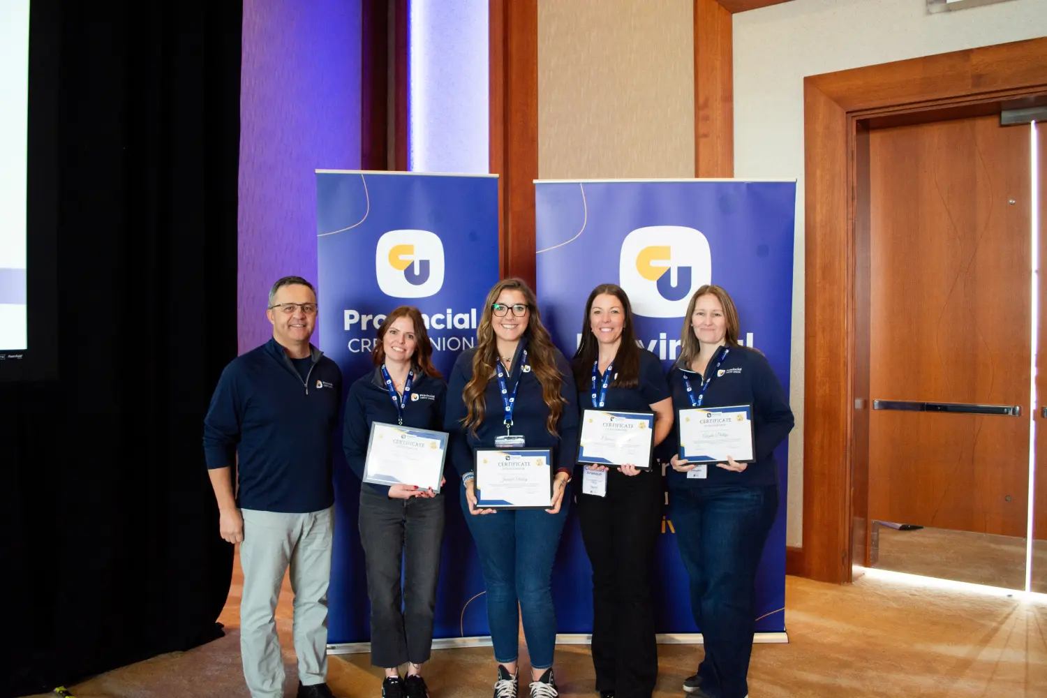 Recognizing excellence! PCU team members were celebrated for their dedication and years of service.